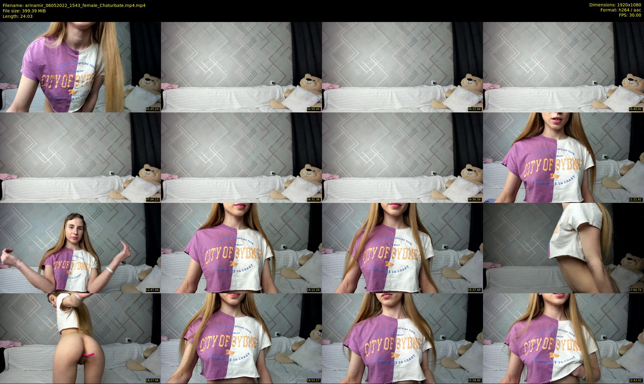 arinamir — 25 minute Chaturbate female cam show recording, 1080p, May 6, 2022