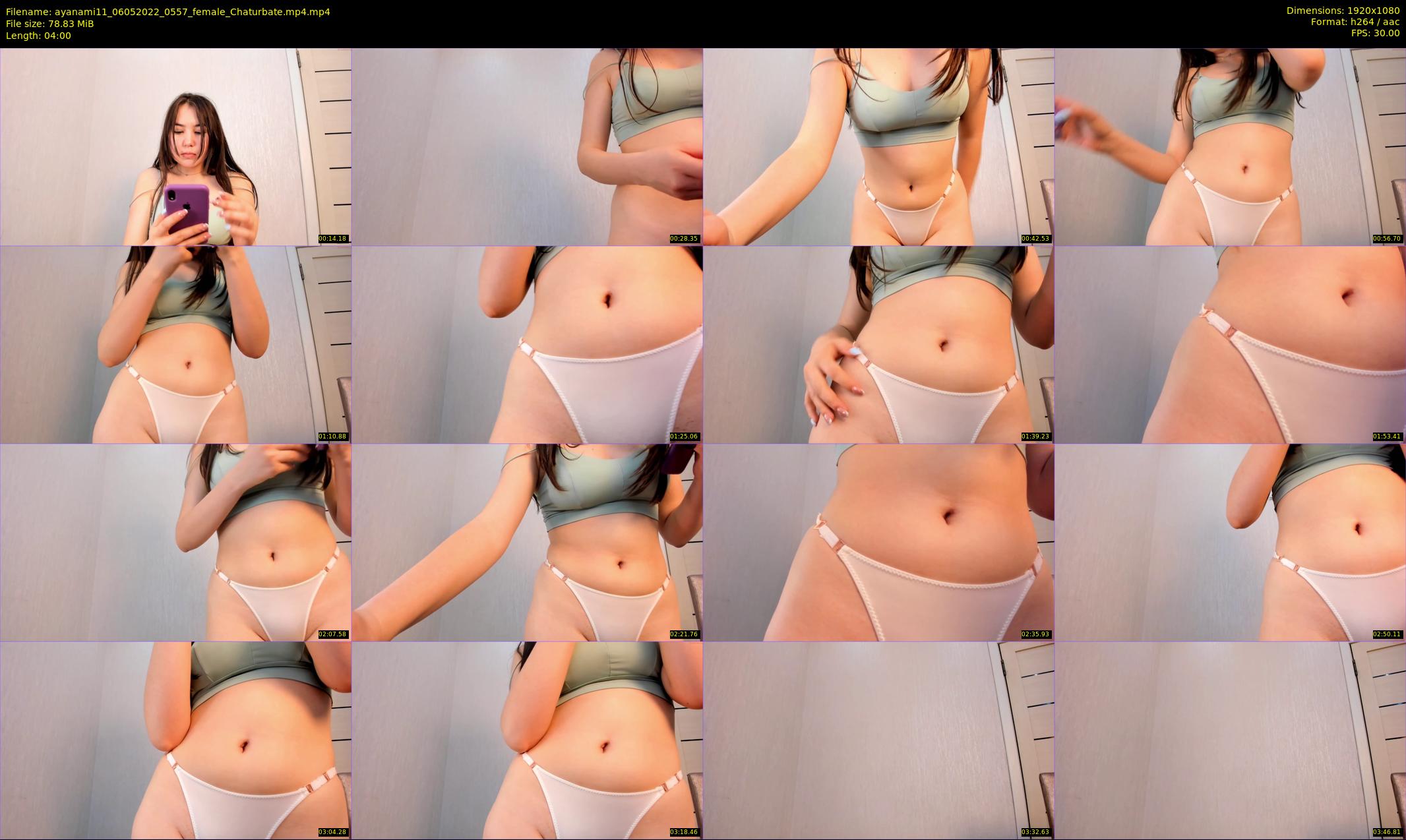 ayanami11 — 4 minute Chaturbate female cam show recording, 1080p, May 6, 2022