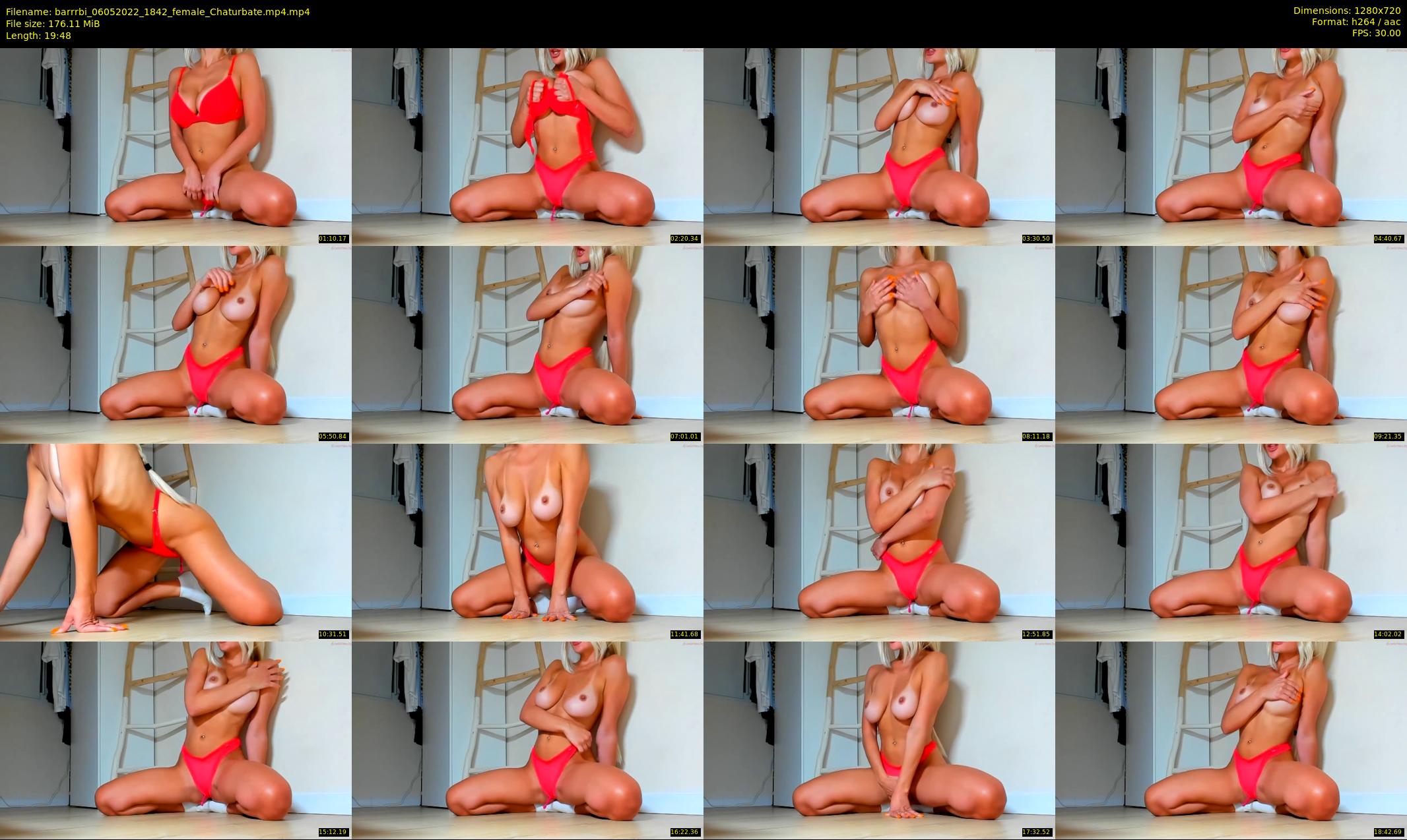 barrrbi — 20 minute Chaturbate female cam show recording, 720p, May 6, 2022