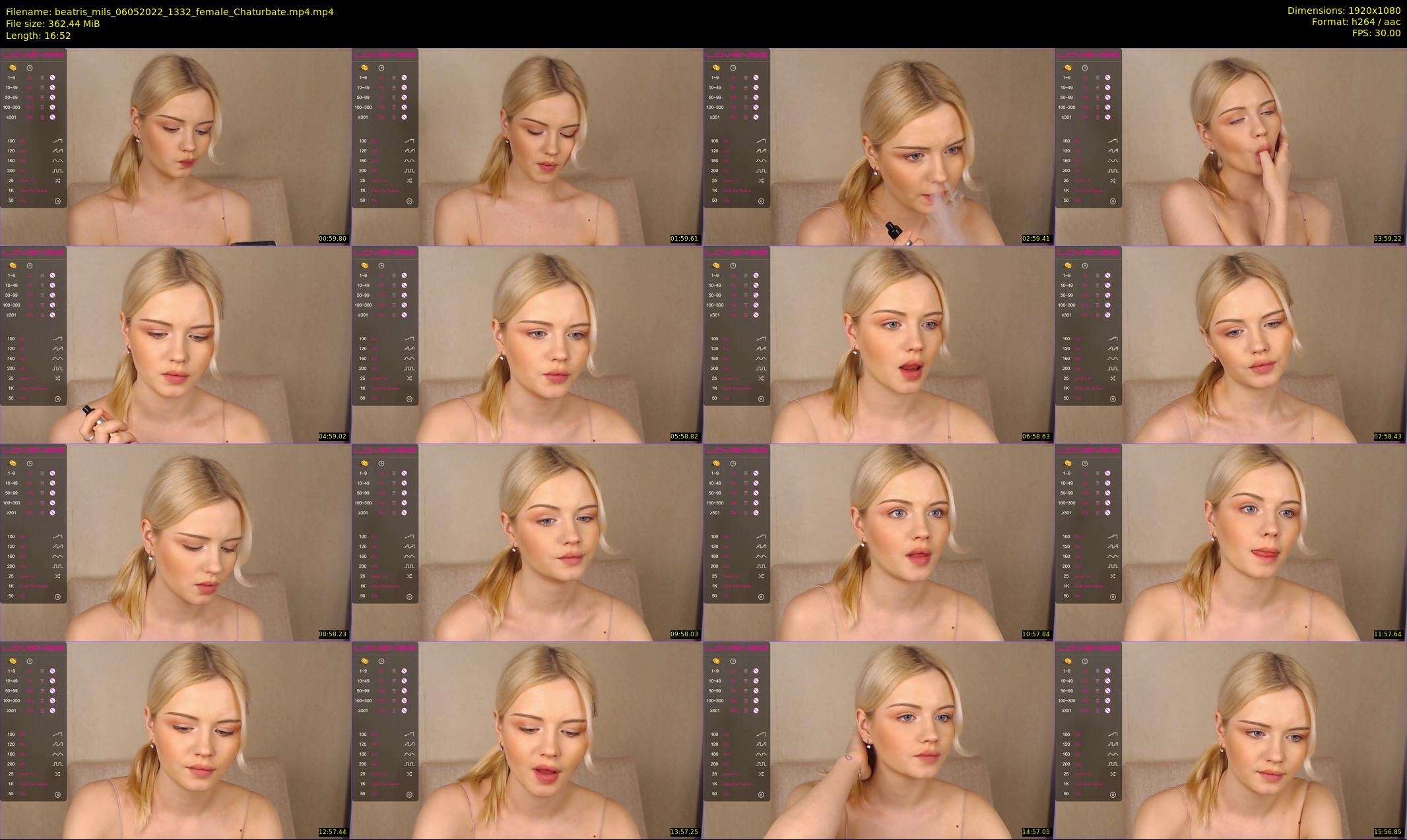 beatris_mils — 17 minute Chaturbate female cam show recording, 1080p, May 6, 2022