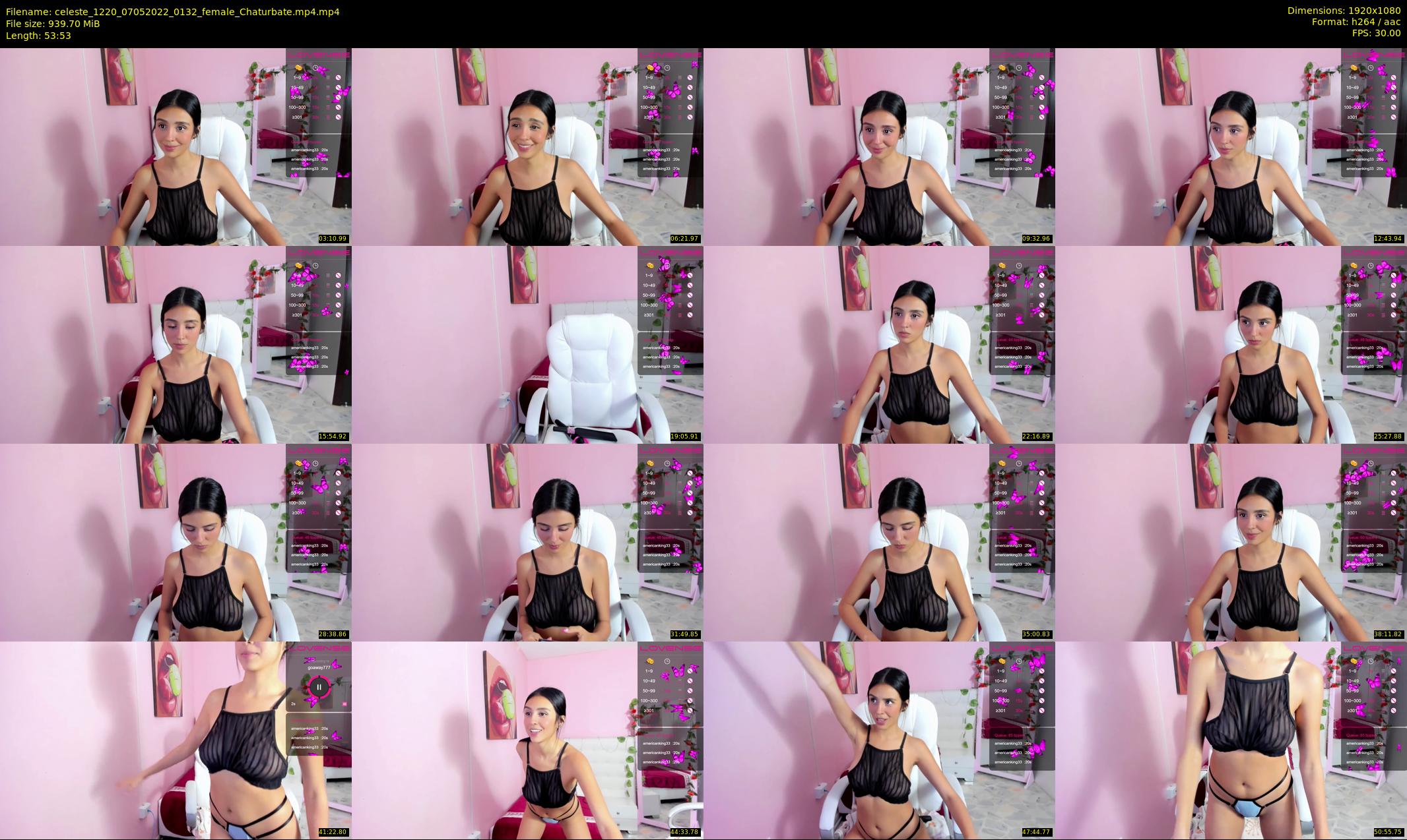 celeste_1220 — 54 minute Chaturbate female cam show recording, 1080p, May 7, 2022