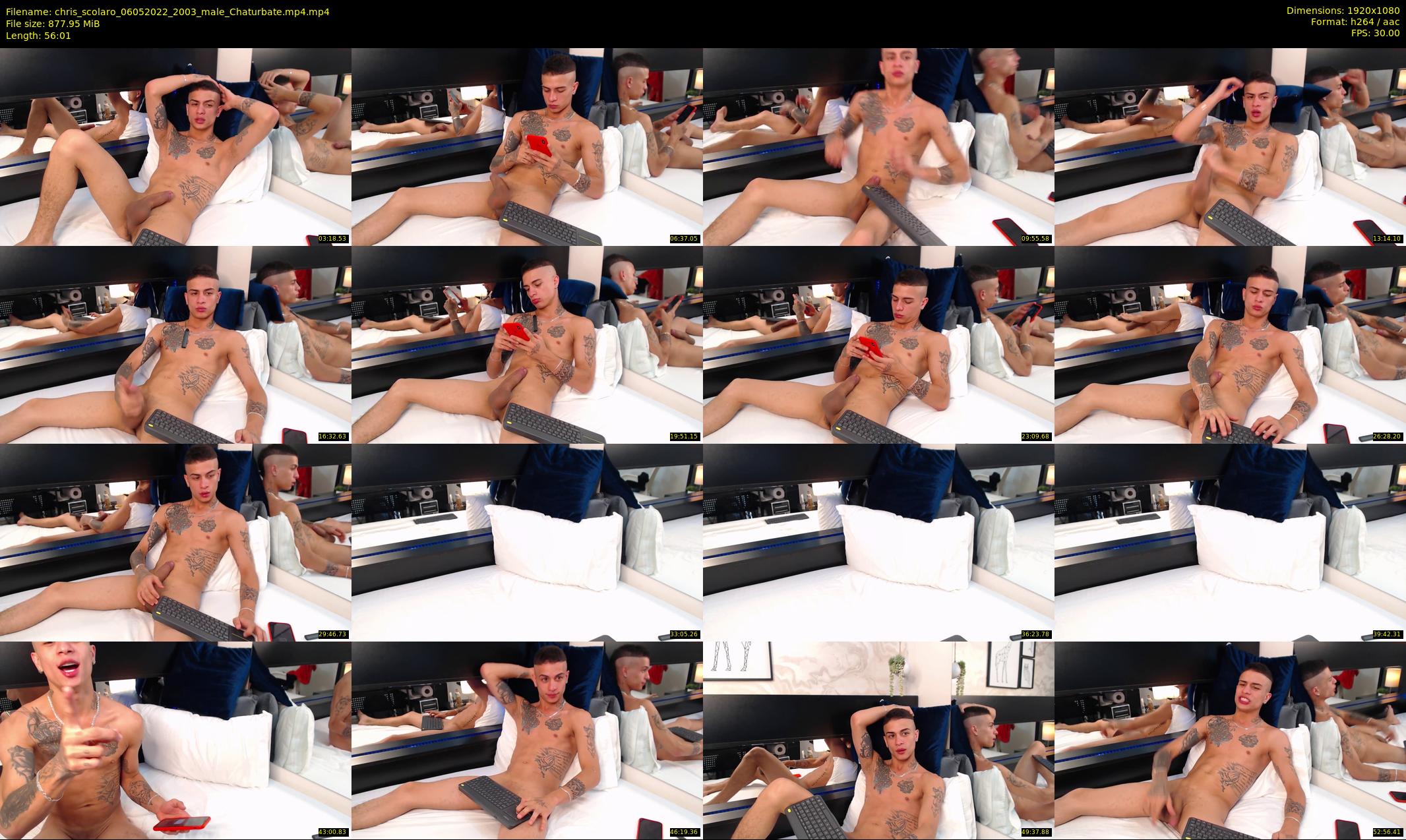 chris_scolaro — 57 minute Chaturbate male cam show recording, 1080p, May 6, 2022