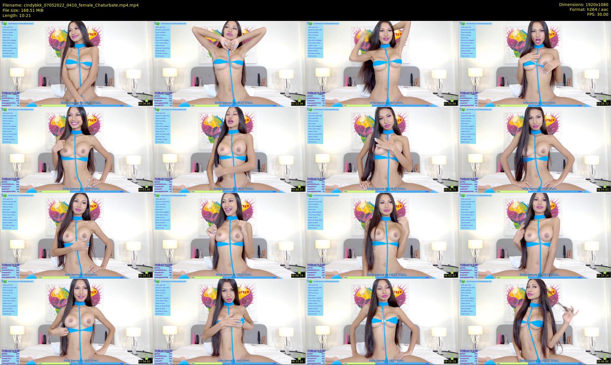cindybkk — 11 minute Chaturbate female cam show recording, 1080p, May 7, 2022