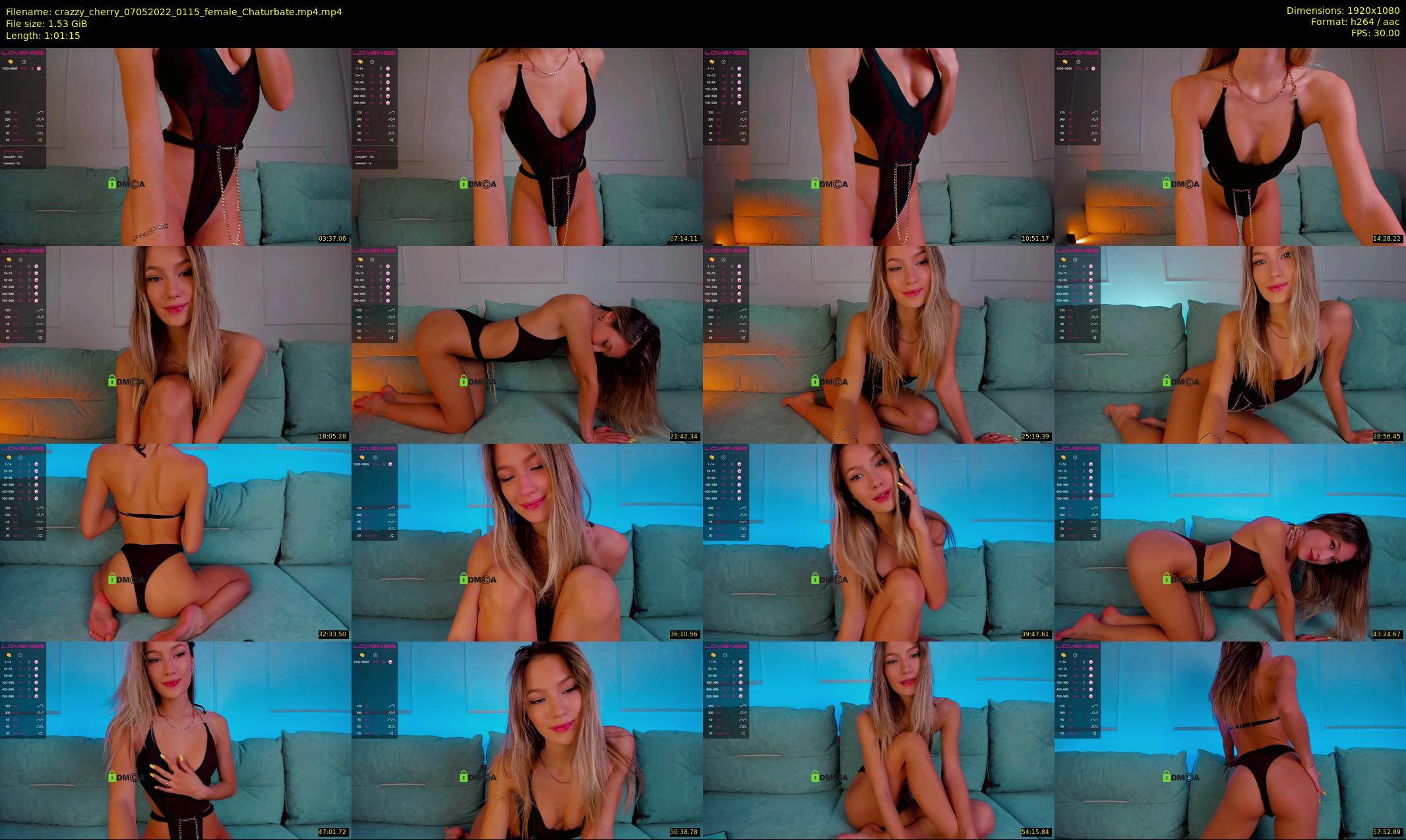 crazzy_cherry — 62 minute Chaturbate female cam show recording, 1080p, May 7, 2022