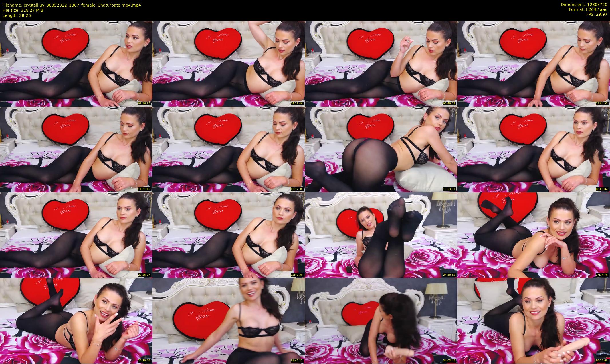 crystallluv — 39 minute Chaturbate female cam show recording, 720p, May 6, 2022