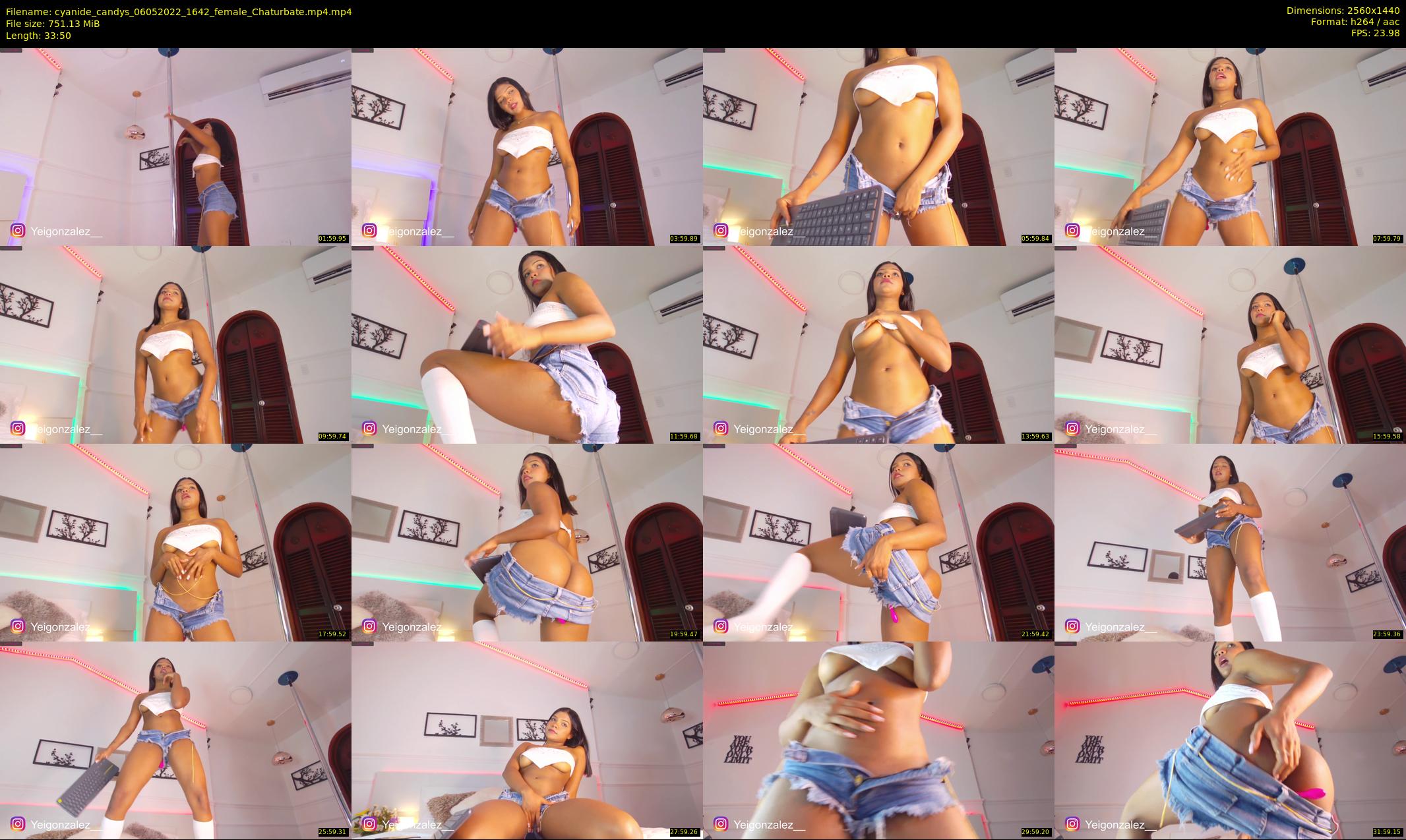 cyanide_candys — 34 minute Chaturbate female cam show recording, 1080p, May 6, 2022
