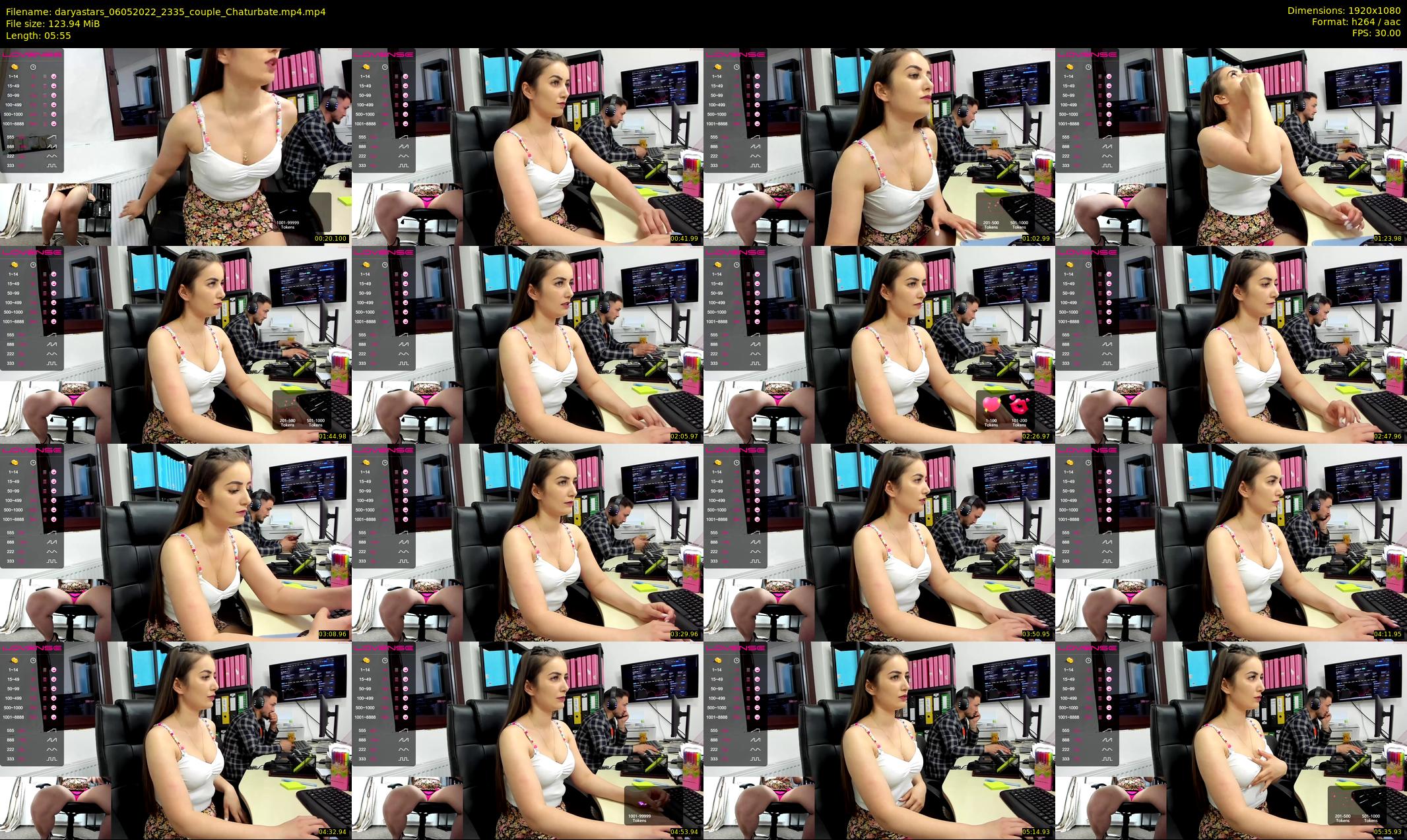 daryastars — 6 minute Chaturbate couple cam show recording, 1080p, May 6, 2022