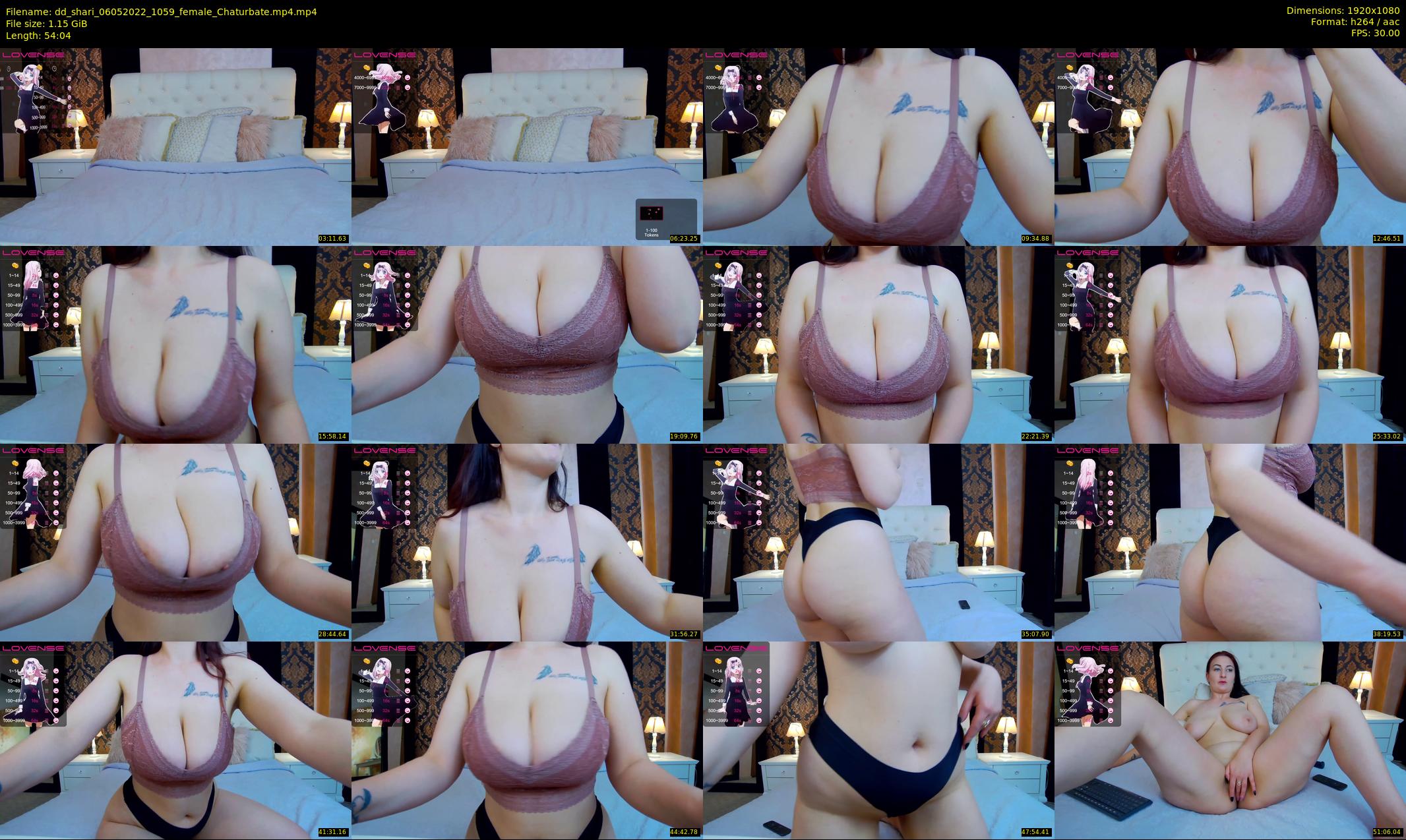 dd_shari — 55 minute Chaturbate female cam show recording, 1080p, May 6, 2022