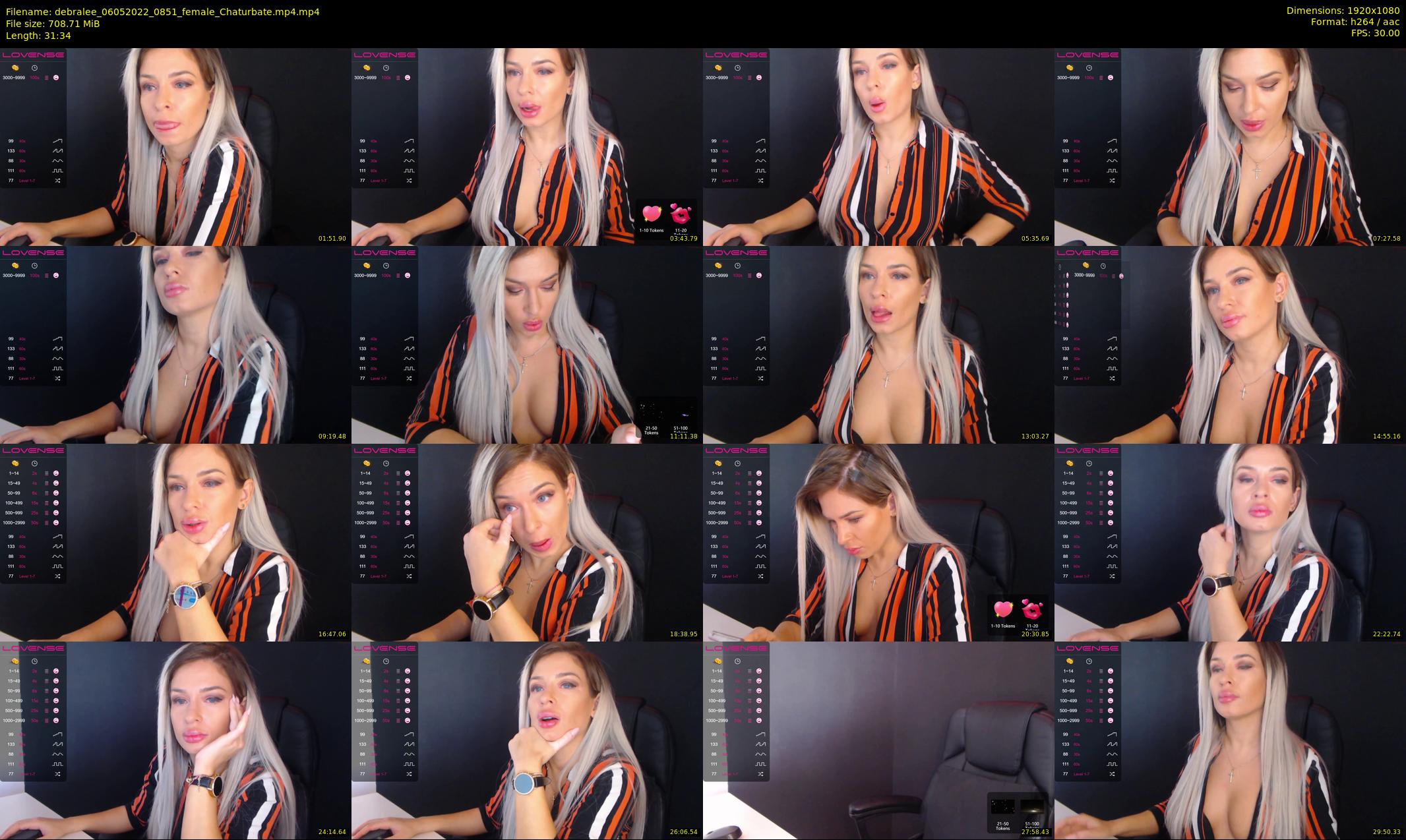 debralee — 32 minute Chaturbate female cam show recording, 1080p, May 6, 2022