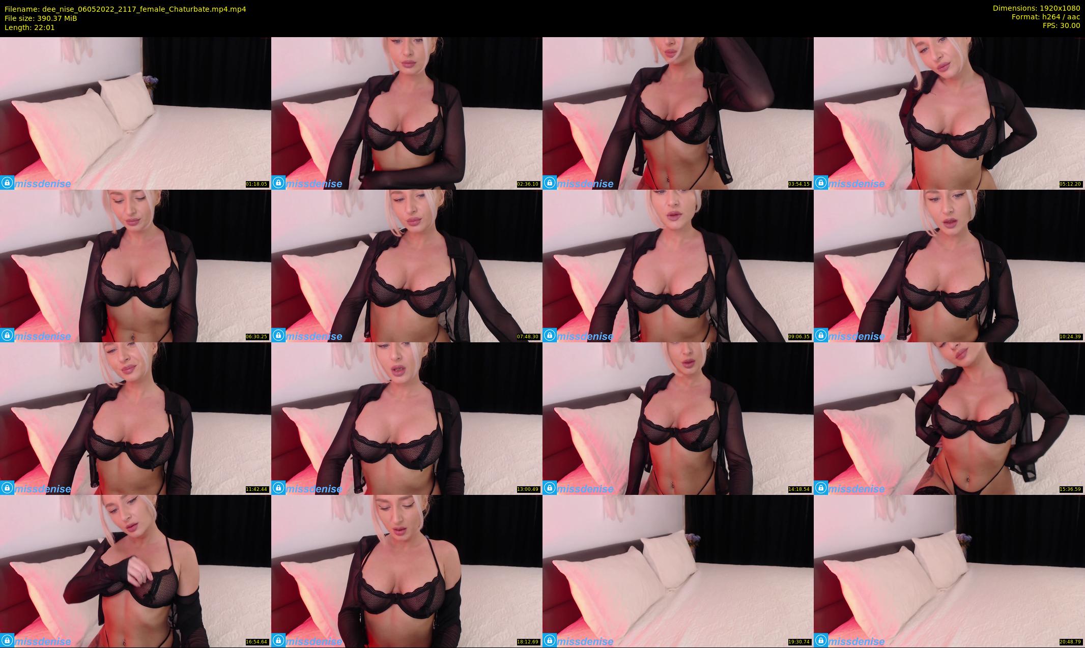 dee_nise — 23 minute Chaturbate female cam show recording, 1080p, May 6, 2022