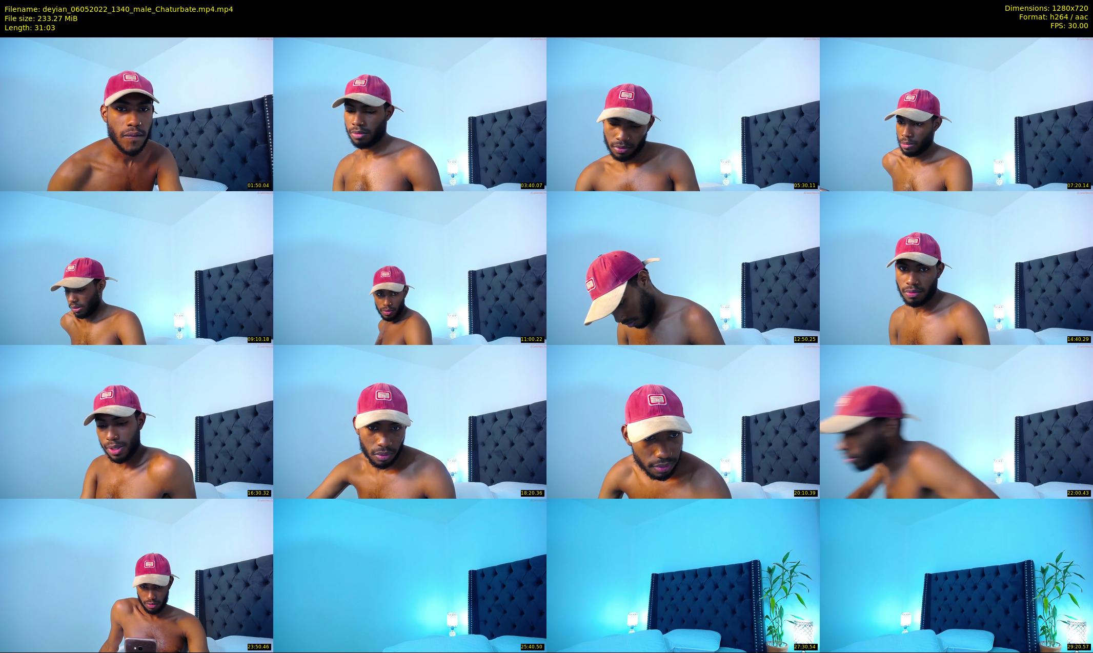 deyian — 32 minute Chaturbate male cam show recording, 720p, May 6, 2022