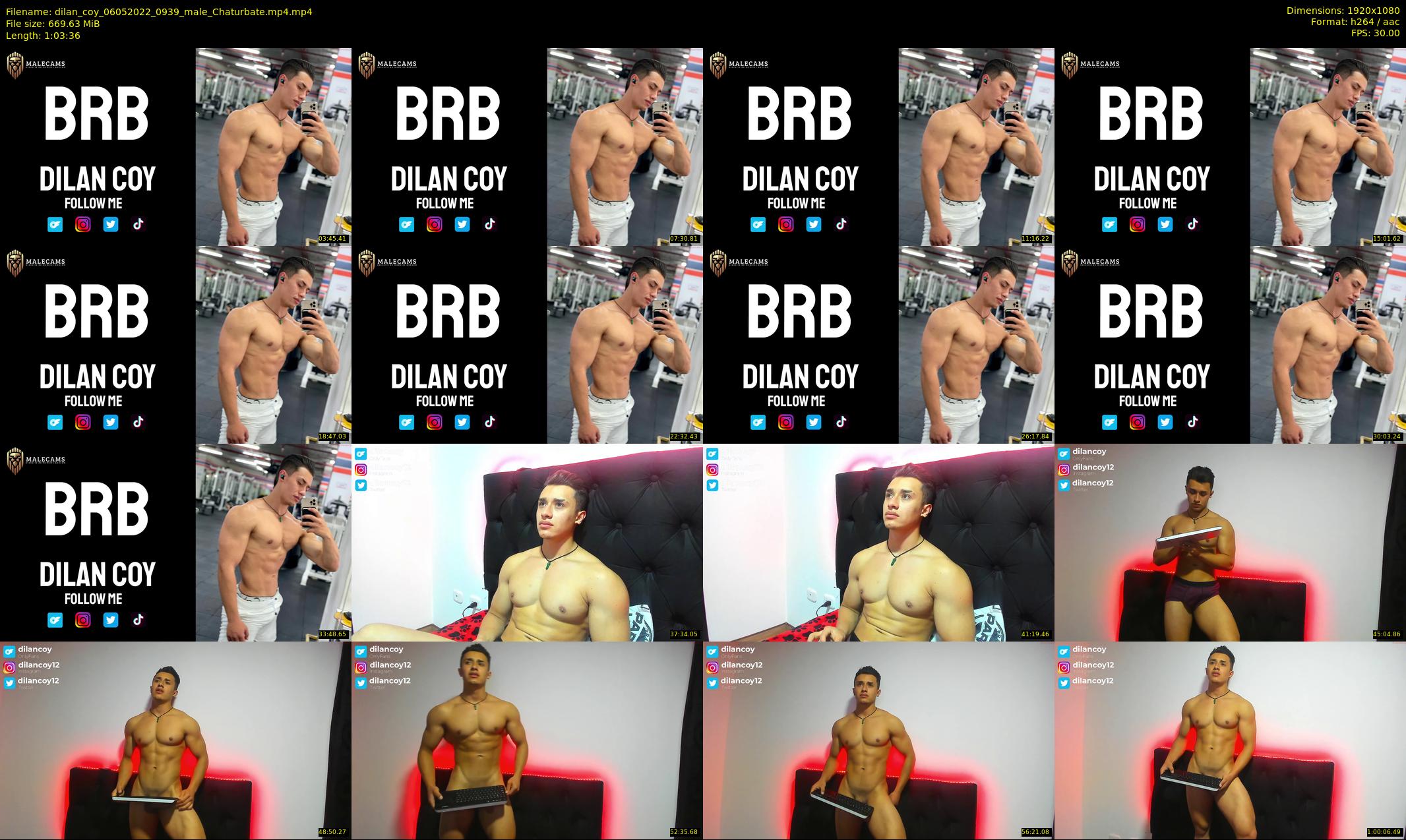 dilan_coy — 64 minute Chaturbate male cam show recording, 1080p, May 6, 2022