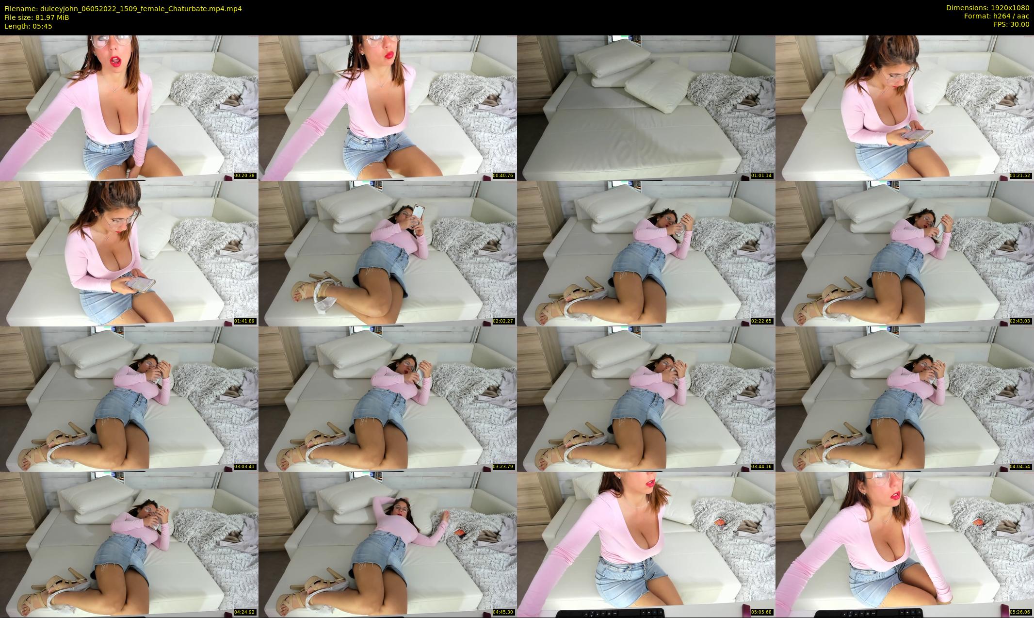 dulceyjohn — 6 minute Chaturbate female cam show recording, 1080p, May 6, 2022
