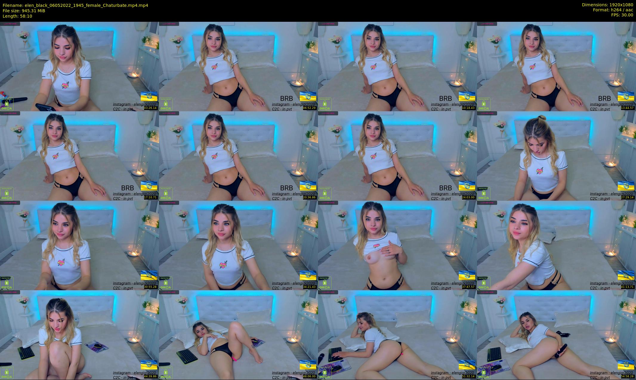 elen_black — 59 minute Chaturbate female cam show recording, 1080p, May 6, 2022
