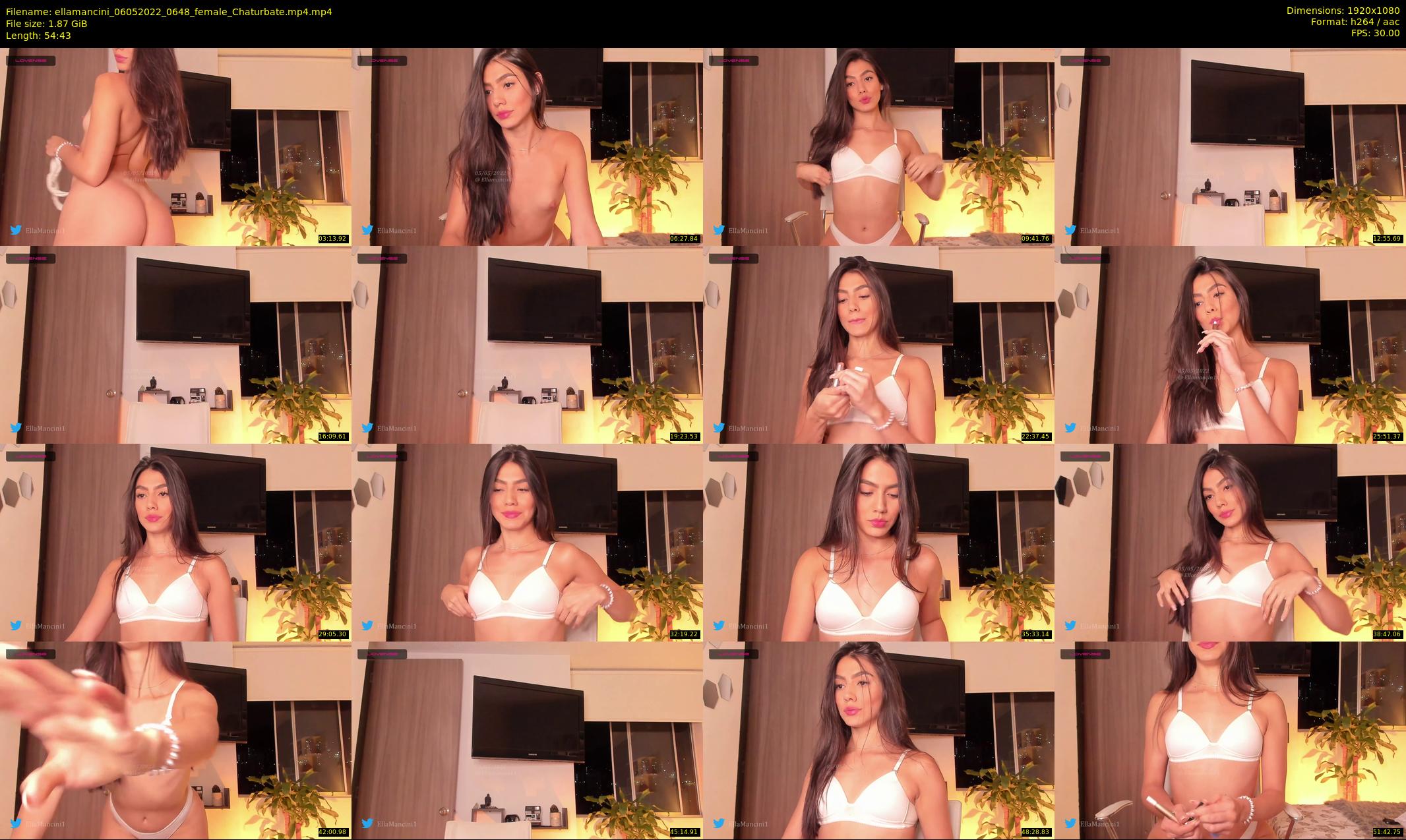 ellamancini — 55 minute Chaturbate female cam show recording, 1080p, May 6, 2022