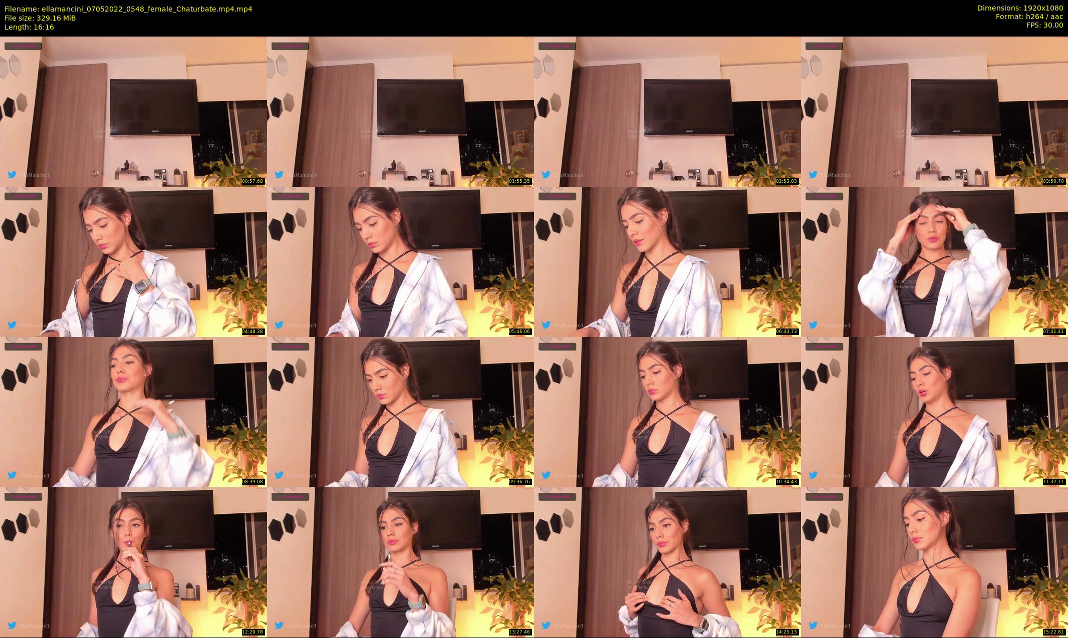 ellamancini — 17 minute Chaturbate female cam show recording, 1080p, May 7, 2022
