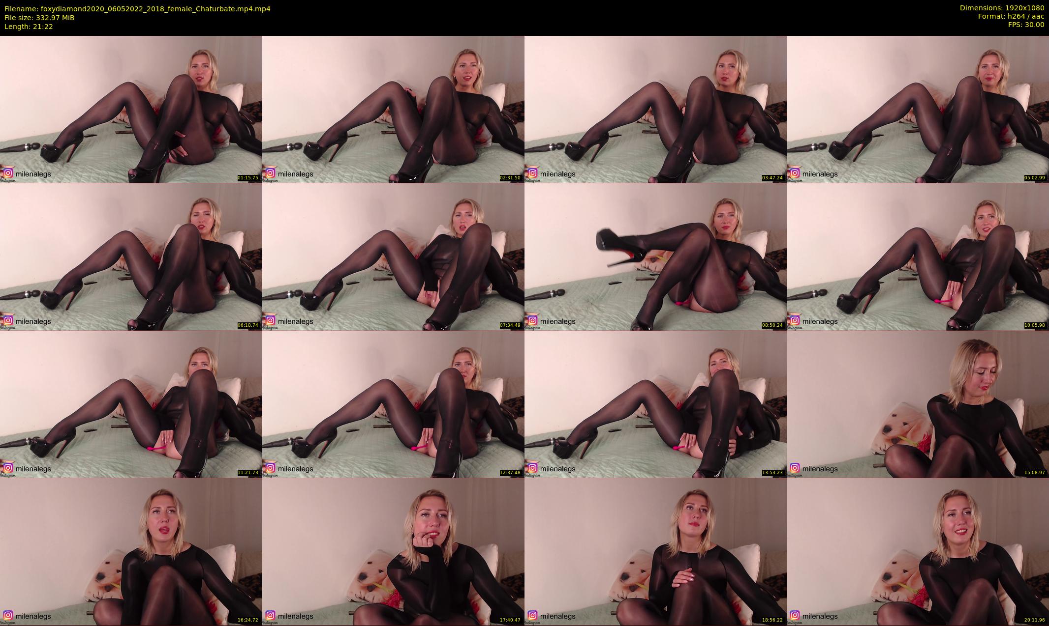 foxydiamond2020 — 22 minute Chaturbate female cam show recording, 1080p, May 6, 2022