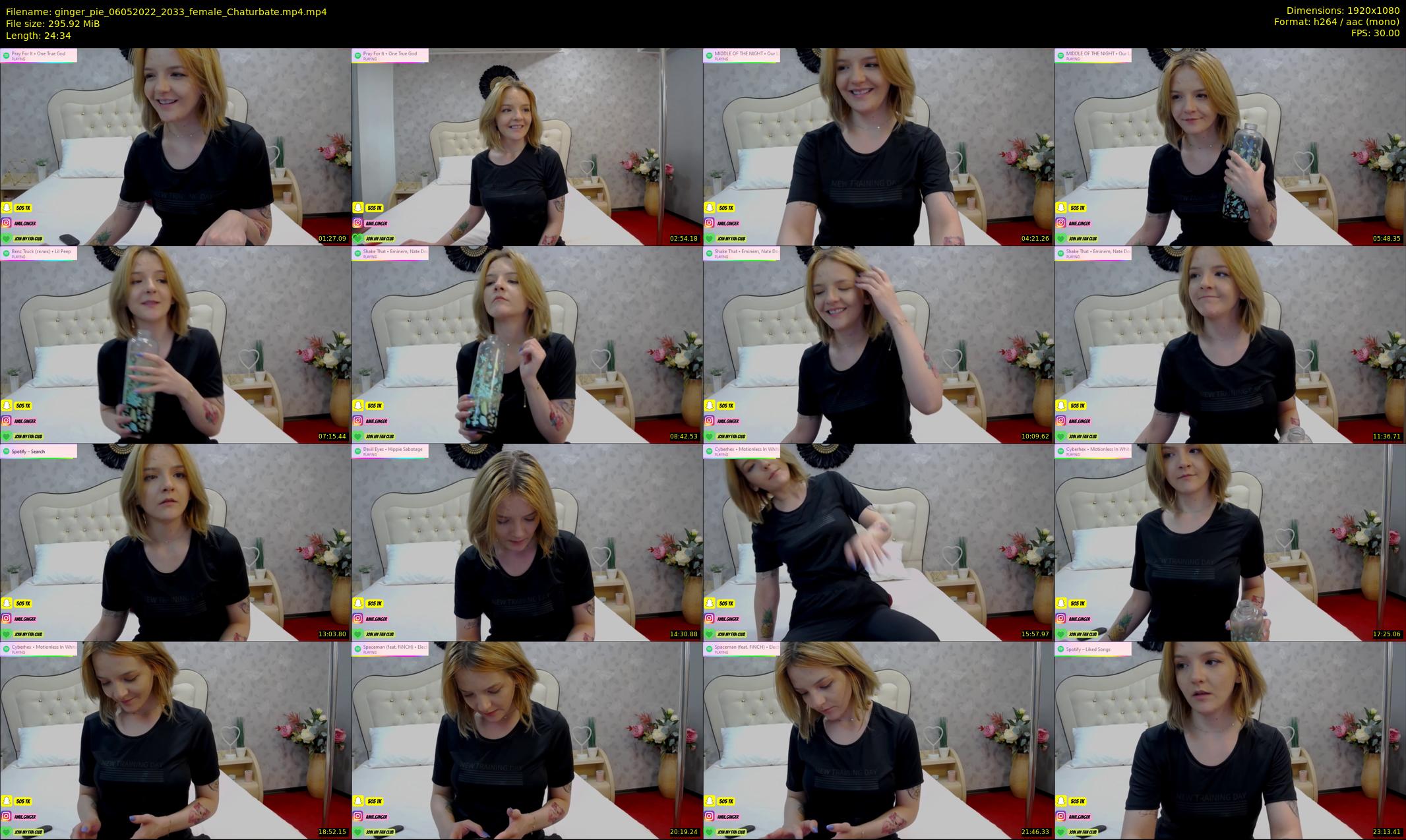 ginger_pie — 25 minute Chaturbate female cam show recording, 1080p, May 6, 2022