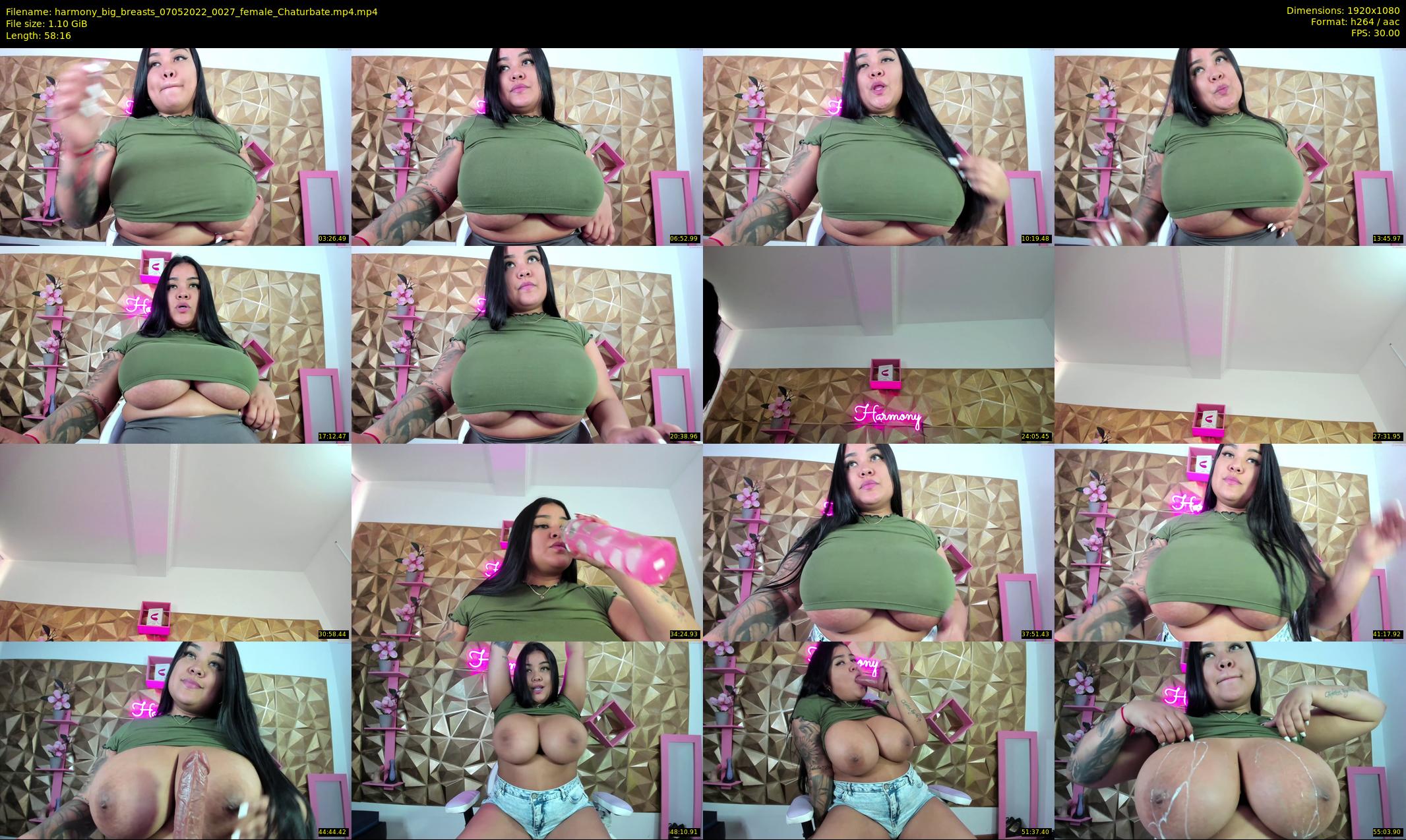 harmony_big_breasts — 59 minute Chaturbate female cam show recording, 1080p, May 7, 2022