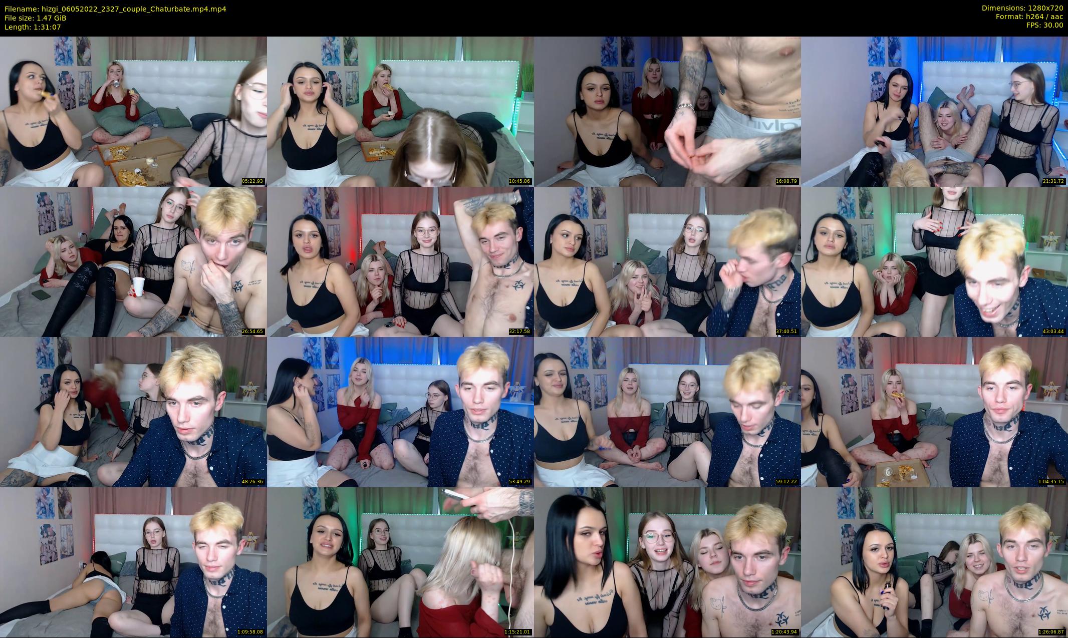 hizgi — 92 minute Chaturbate couple cam show recording, 720p, May 6, 2022