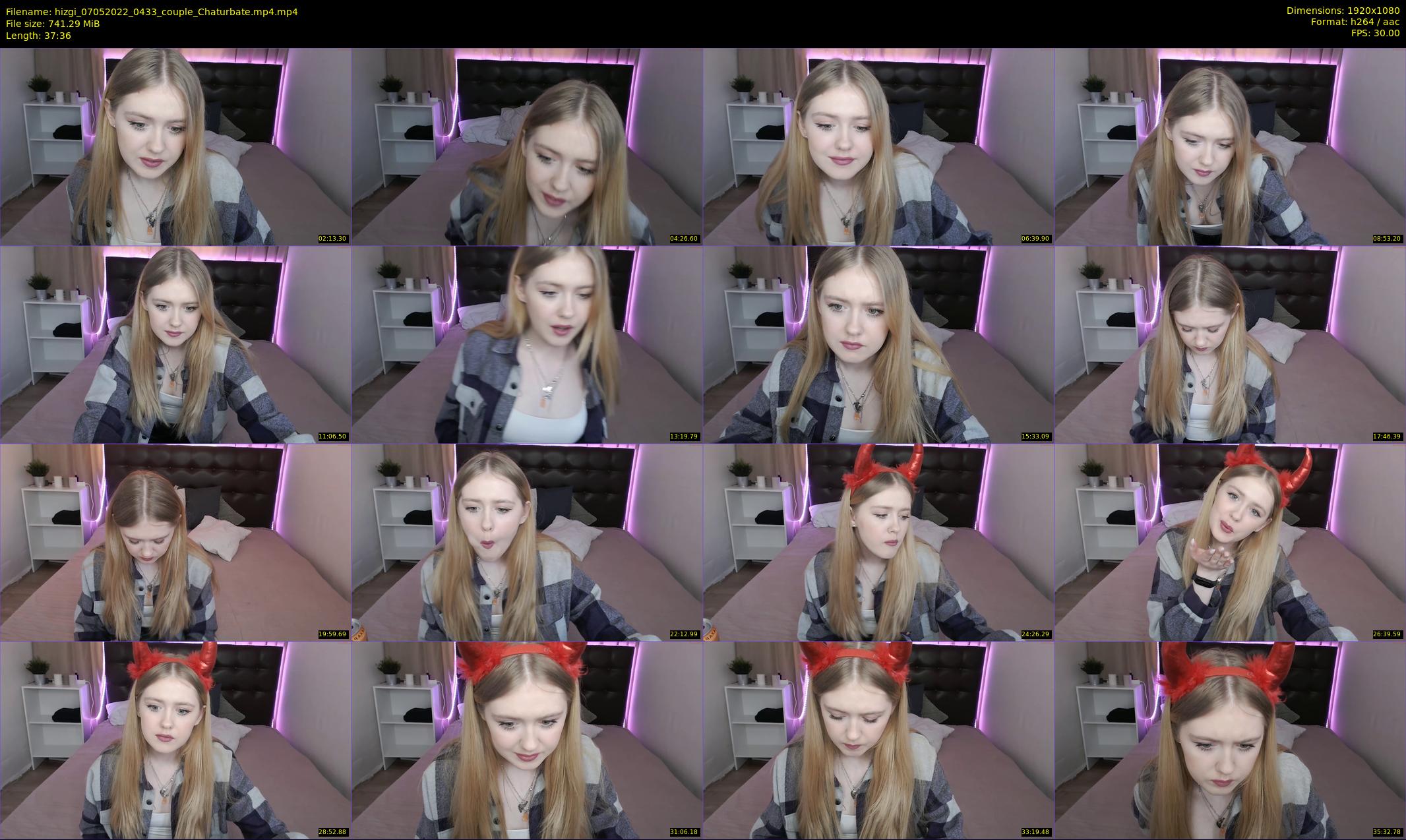 hizgi — 38 minute Chaturbate couple cam show recording, 1080p, May 7, 2022