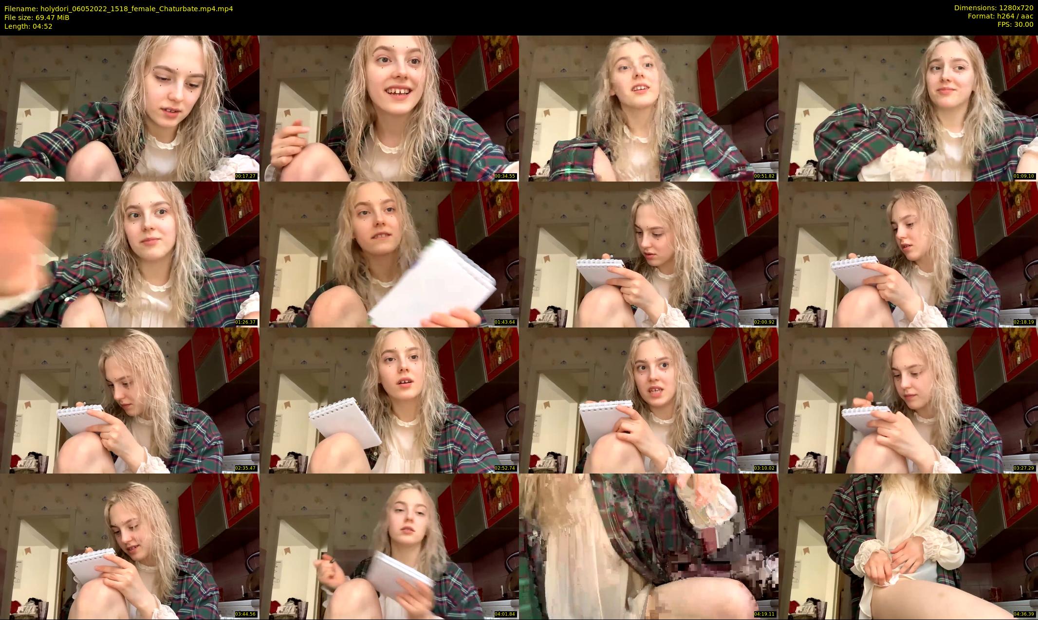 holydori — 5 minute Chaturbate female cam show recording, 720p, May 6, 2022