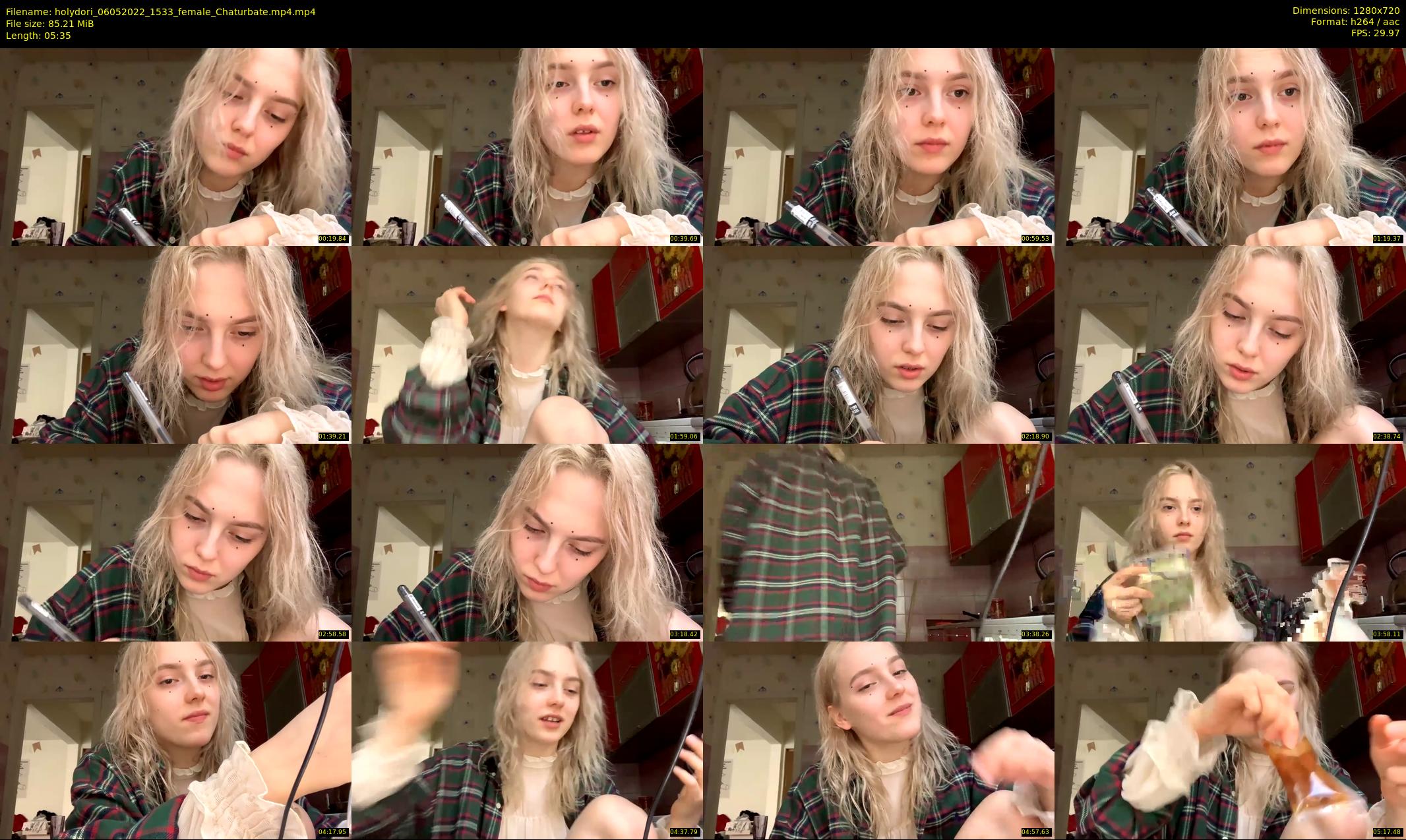 holydori — 6 minute Chaturbate female cam show recording, 720p, May 6, 2022