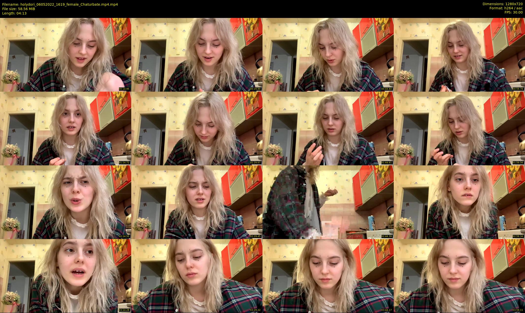 holydori — 5 minute Chaturbate female cam show recording, 720p, May 6, 2022