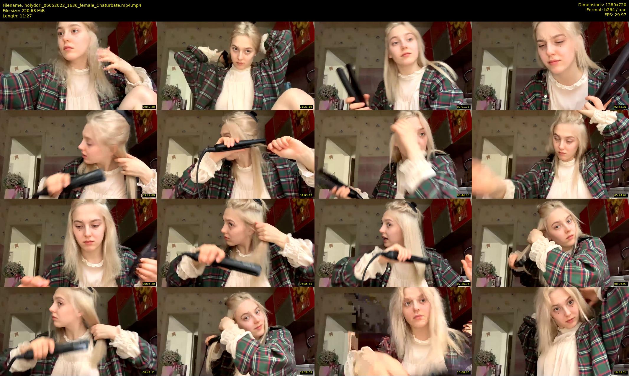 holydori — 12 minute Chaturbate female cam show recording, 720p, May 6, 2022
