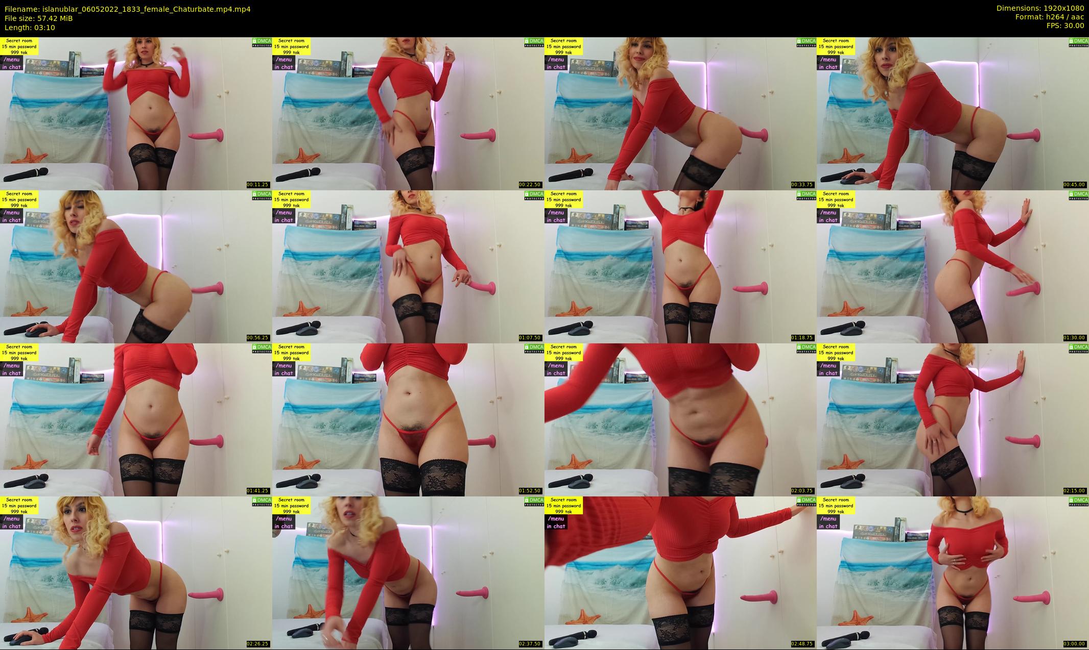 islanublar — 4 minute Chaturbate female cam show recording, 1080p, May 6, 2022