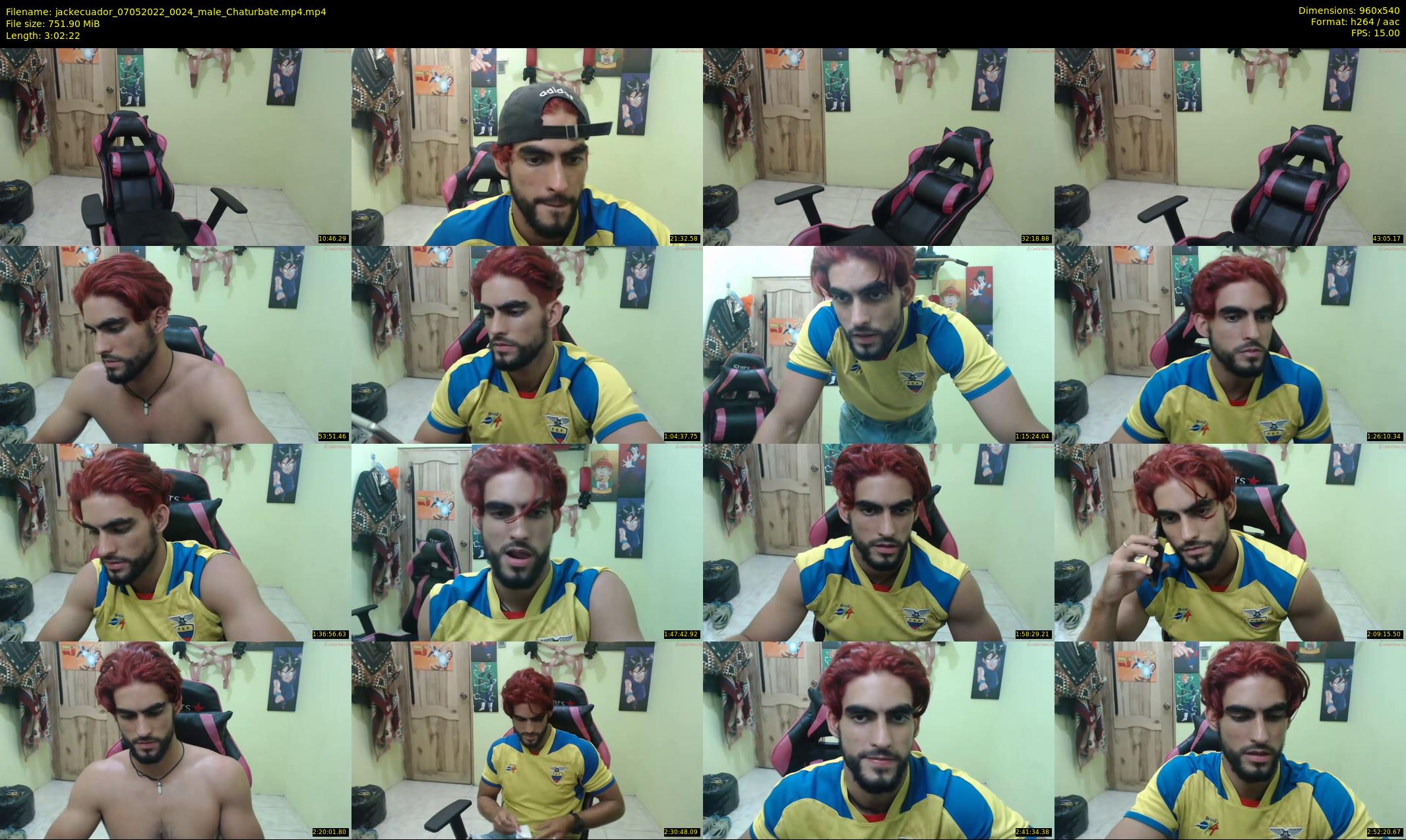jackecuador — 183 minute Chaturbate male cam show recording, 480p, May 7, 2022