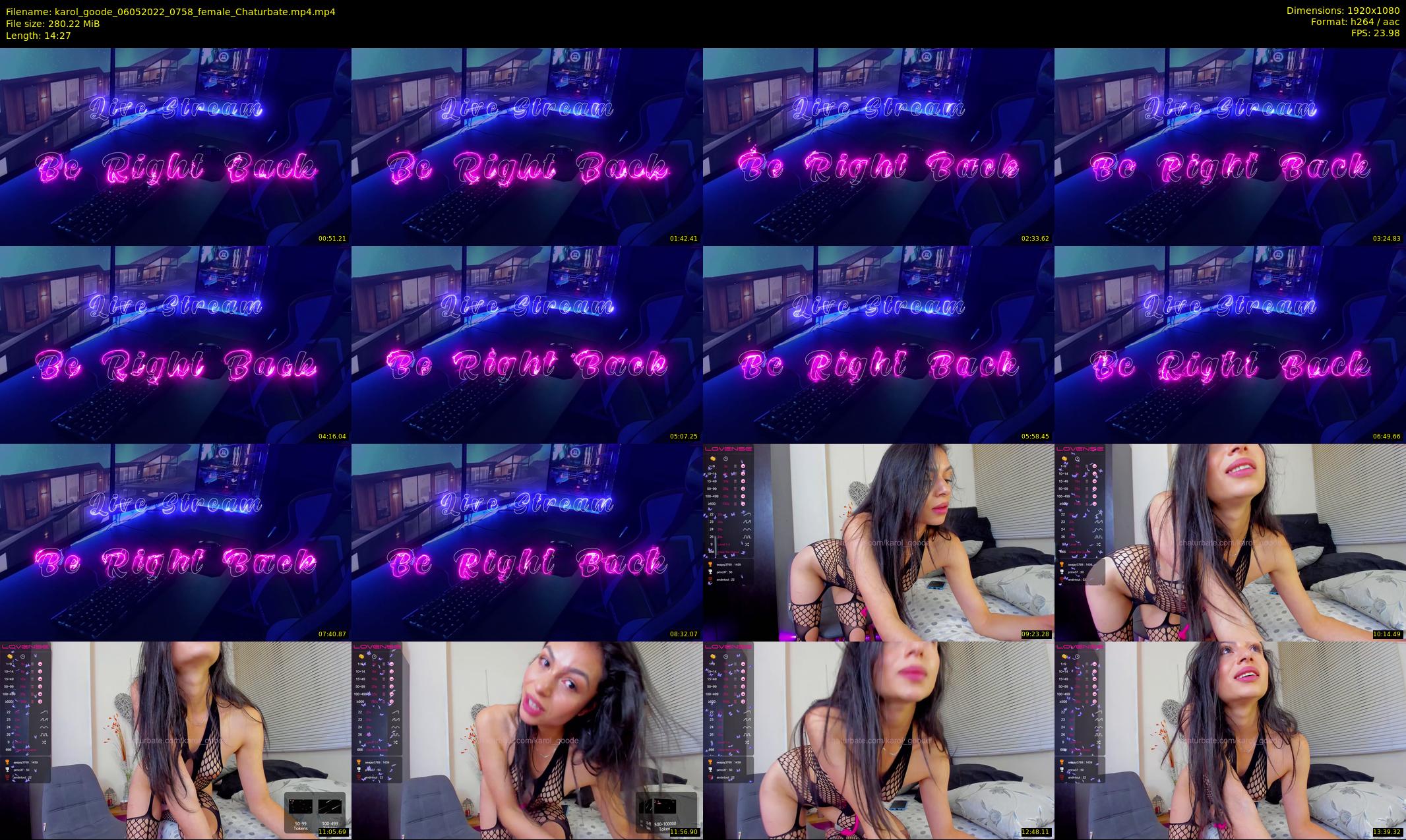 karol_goode — 15 minute Chaturbate female cam show recording, 1080p, May 6, 2022