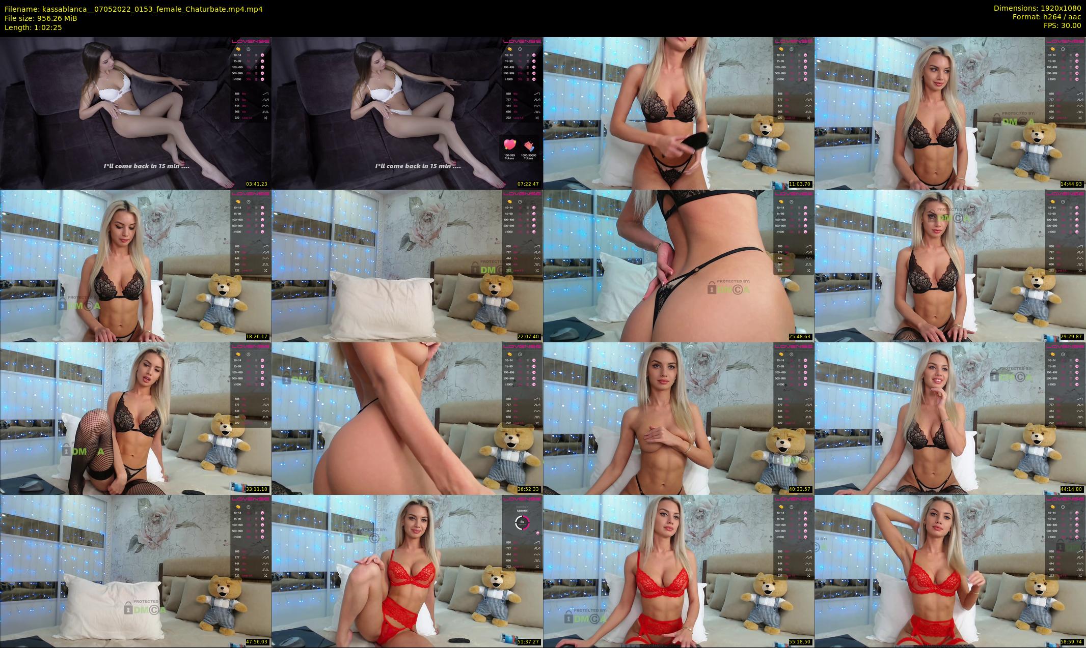 kassablanca_ — 63 minute Chaturbate female cam show recording, 1080p, May 7, 2022
