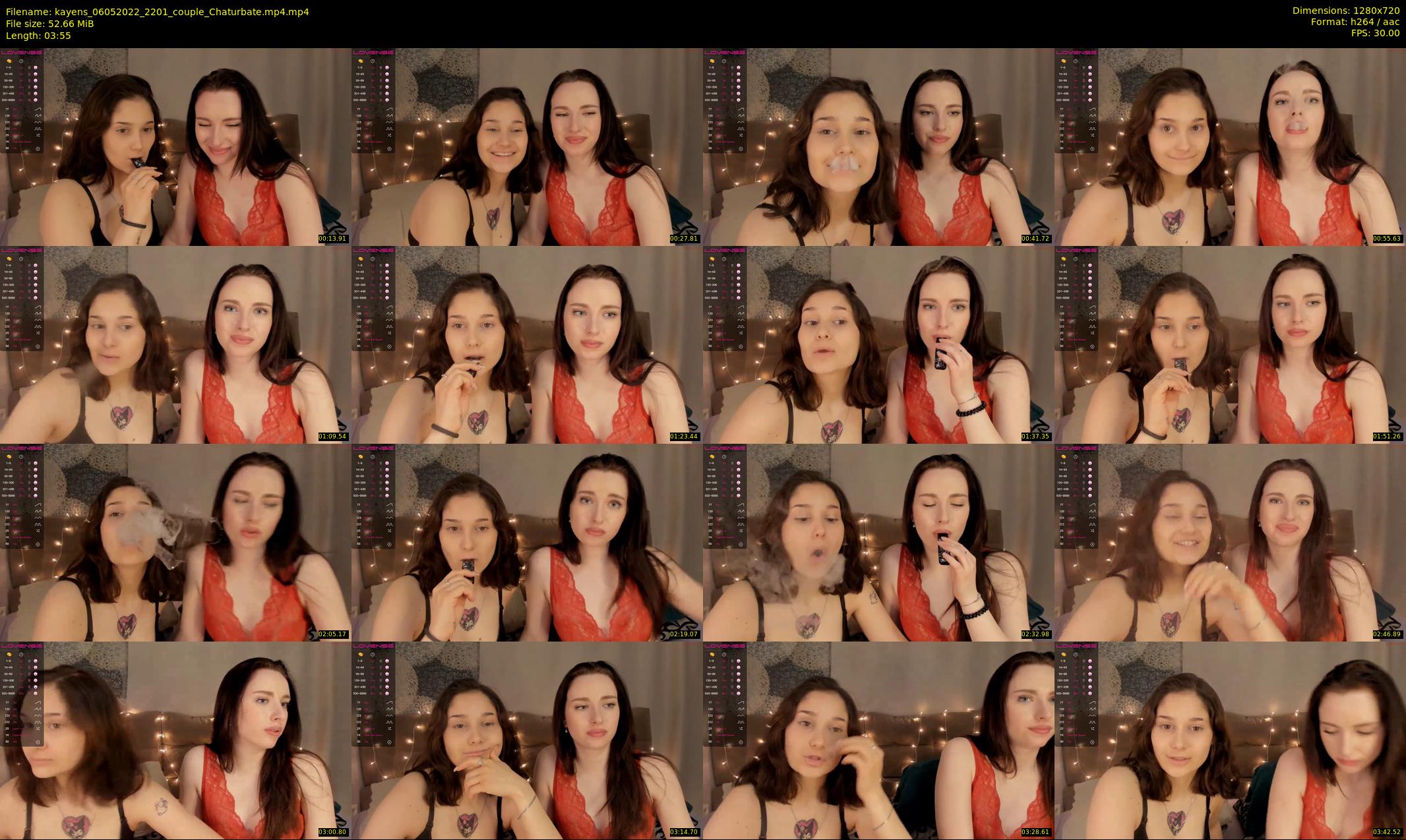 kayens — 4 minute Chaturbate couple cam show recording, 720p, May 6, 2022