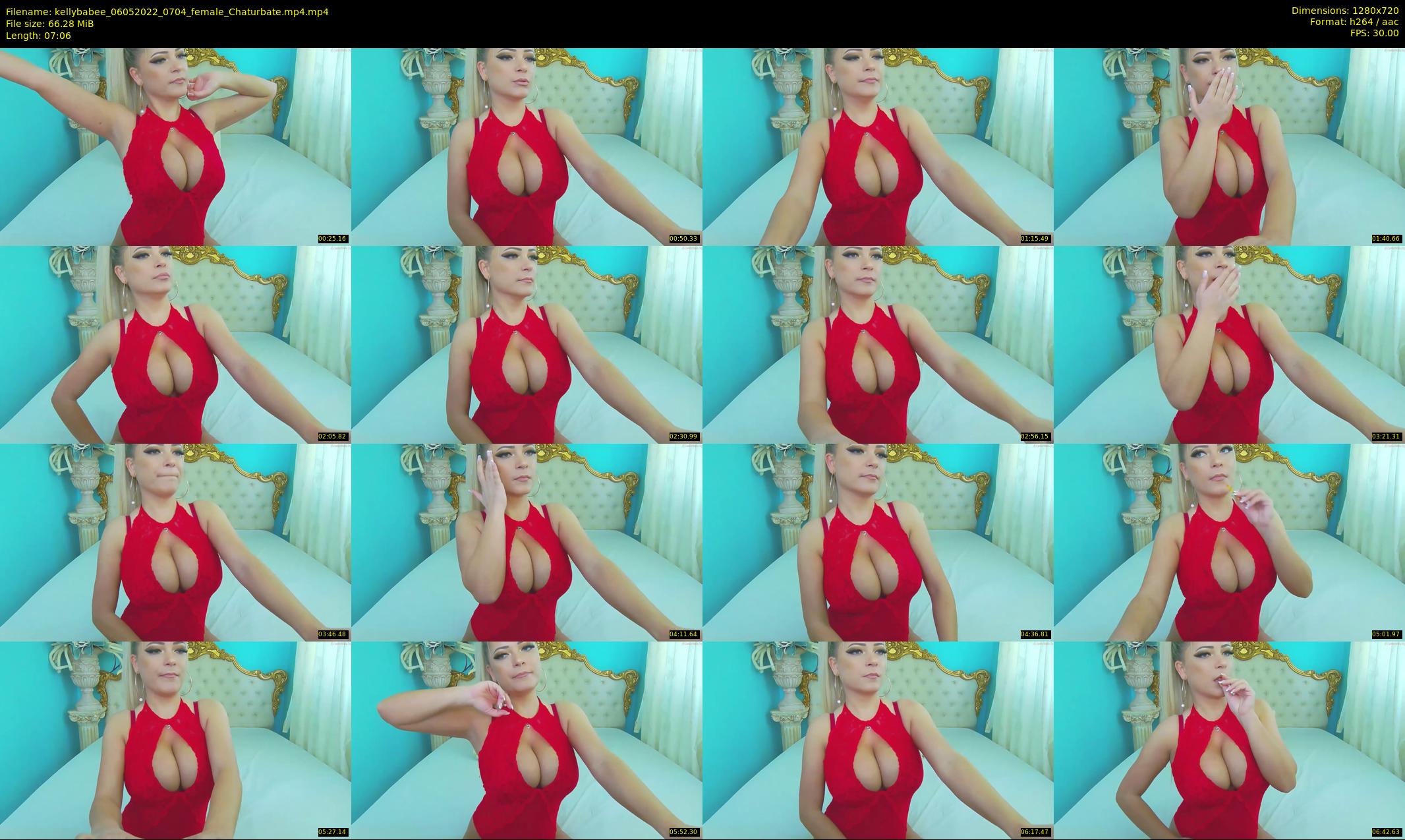 kellybabee — 8 minute Chaturbate female cam show recording, 720p, May 6, 2022