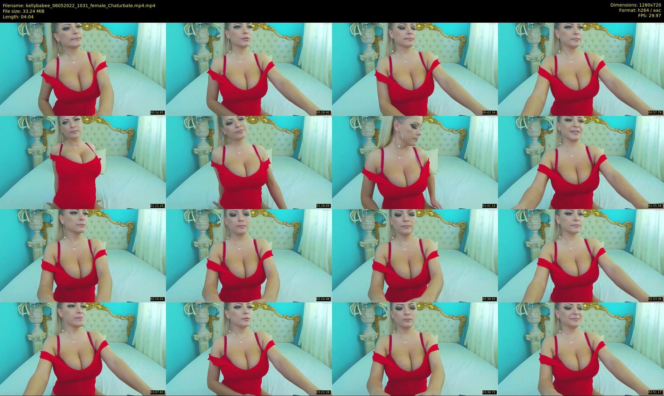 kellybabee — 5 minute Chaturbate female cam show recording, 720p, May 6, 2022