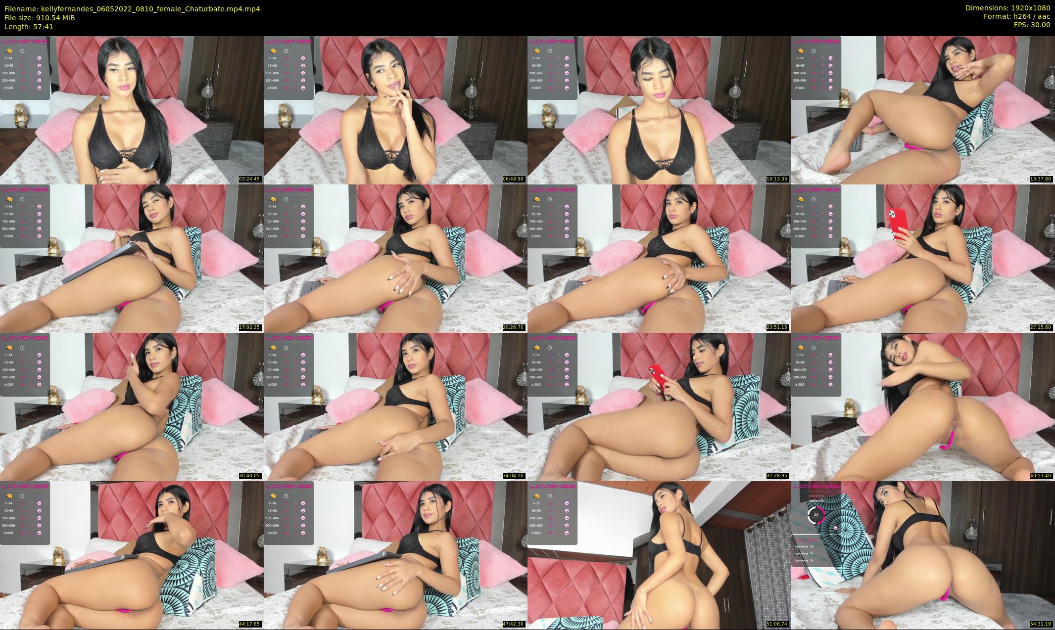 kellyfernandes — 58 minute Chaturbate female cam show recording, 1080p, May 6, 2022