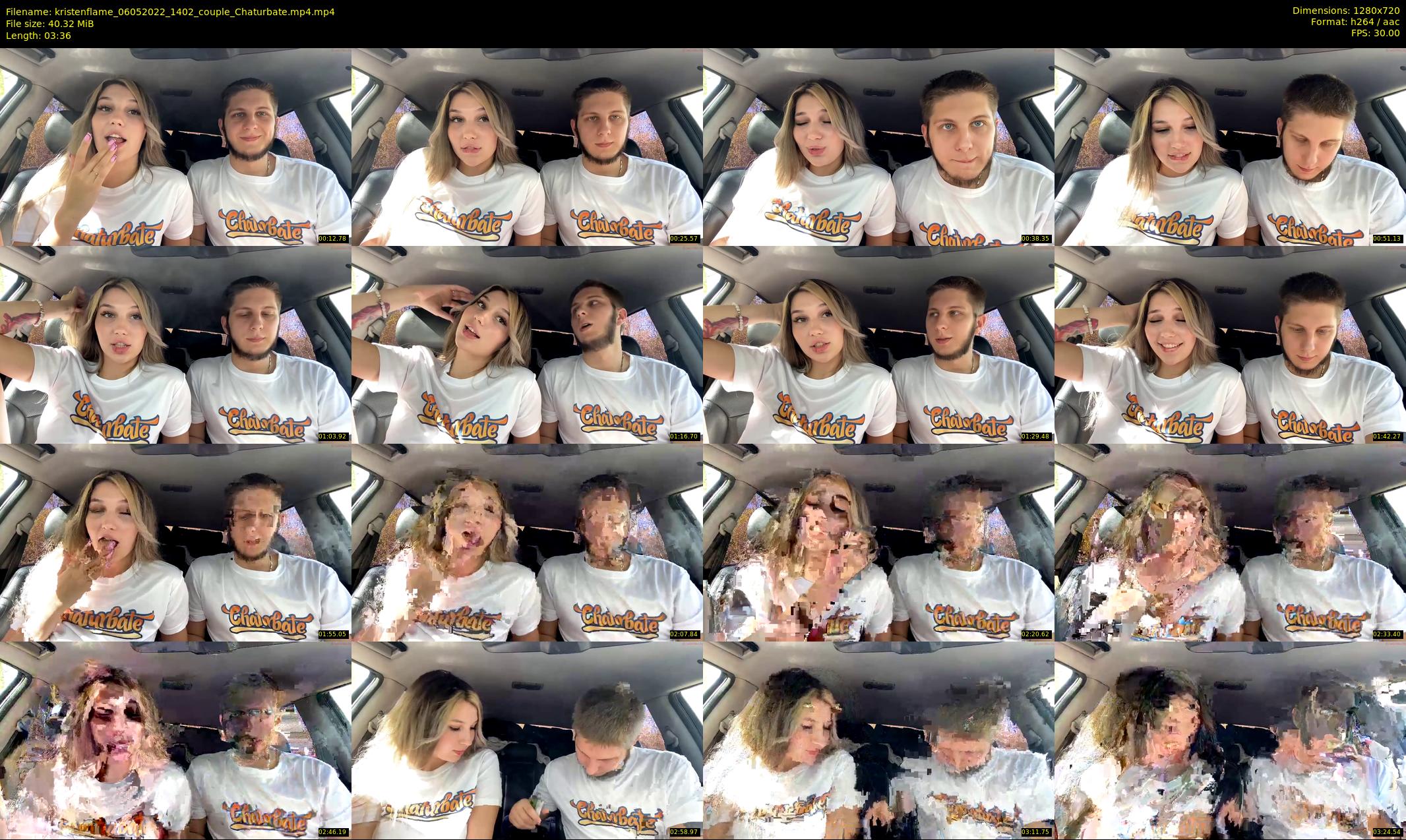 kristenflame — 4 minute Chaturbate couple cam show recording, 720p, May 6, 2022