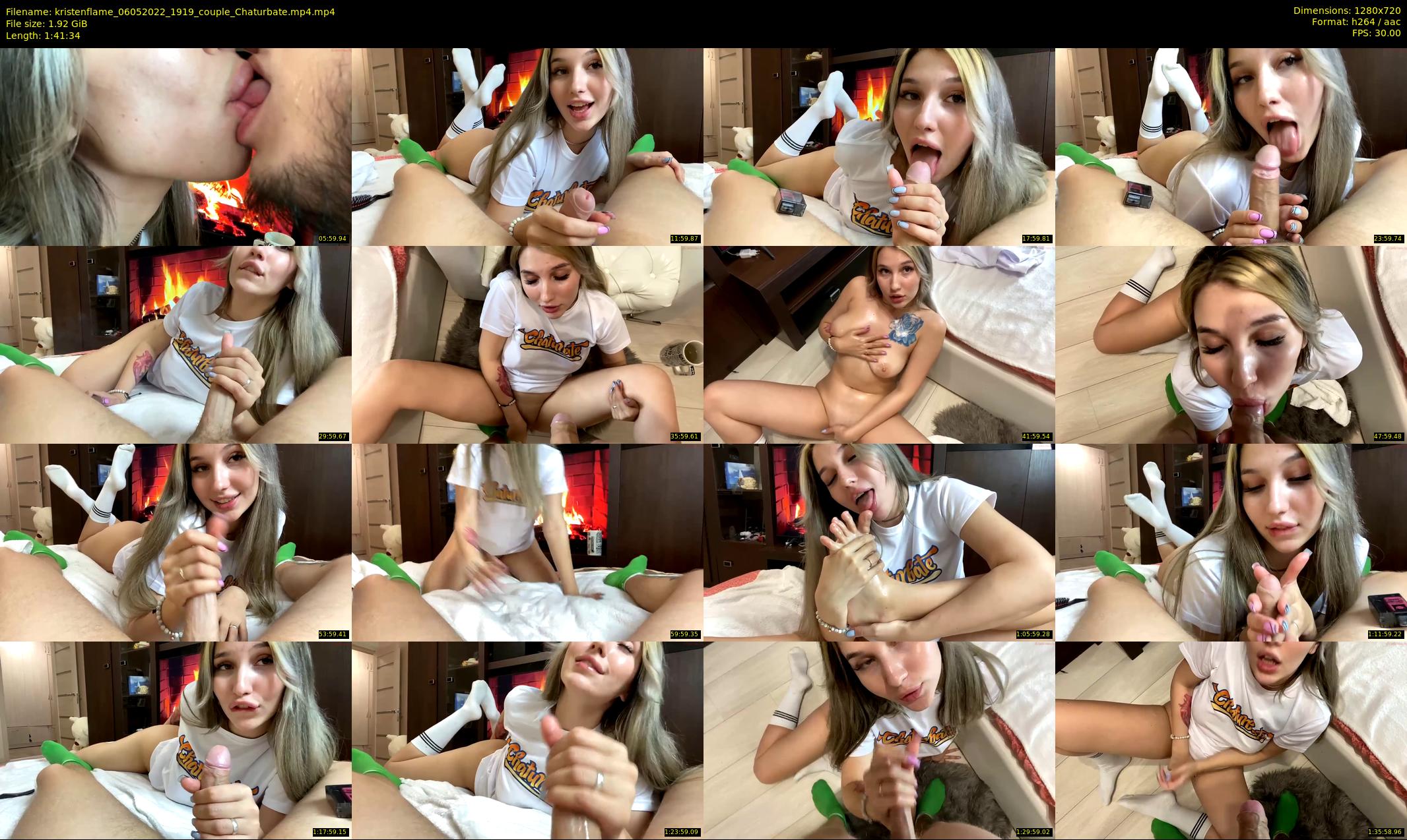 kristenflame — 102 minute Chaturbate couple cam show recording, 720p, May 6, 2022