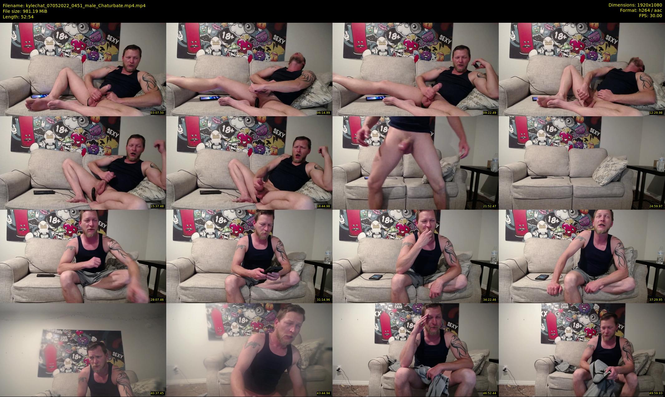 kylechat — 53 minute Chaturbate male cam show recording, 1080p, May 7, 2022