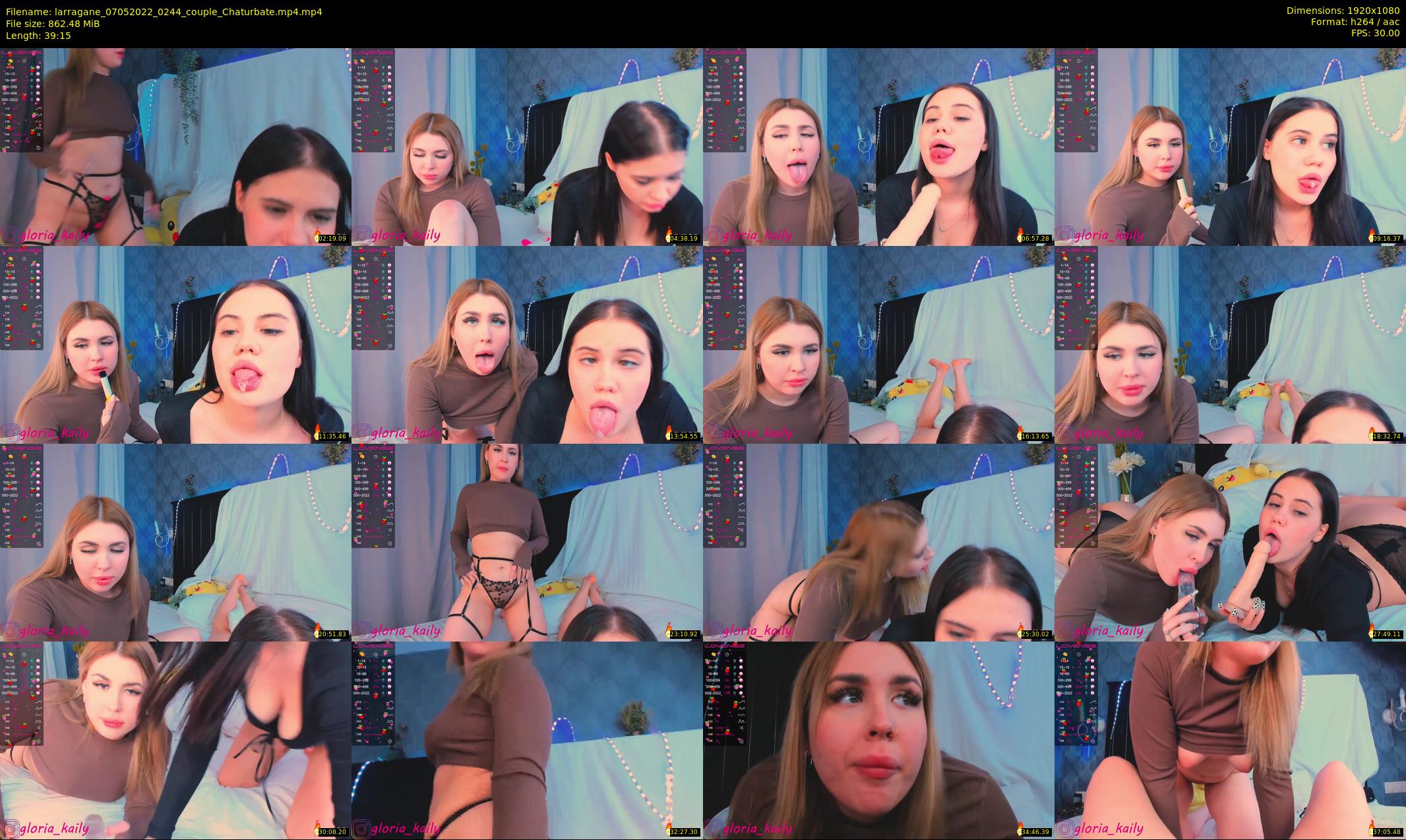 larragane — 40 minute Chaturbate couple cam show recording, 1080p, May 7, 2022