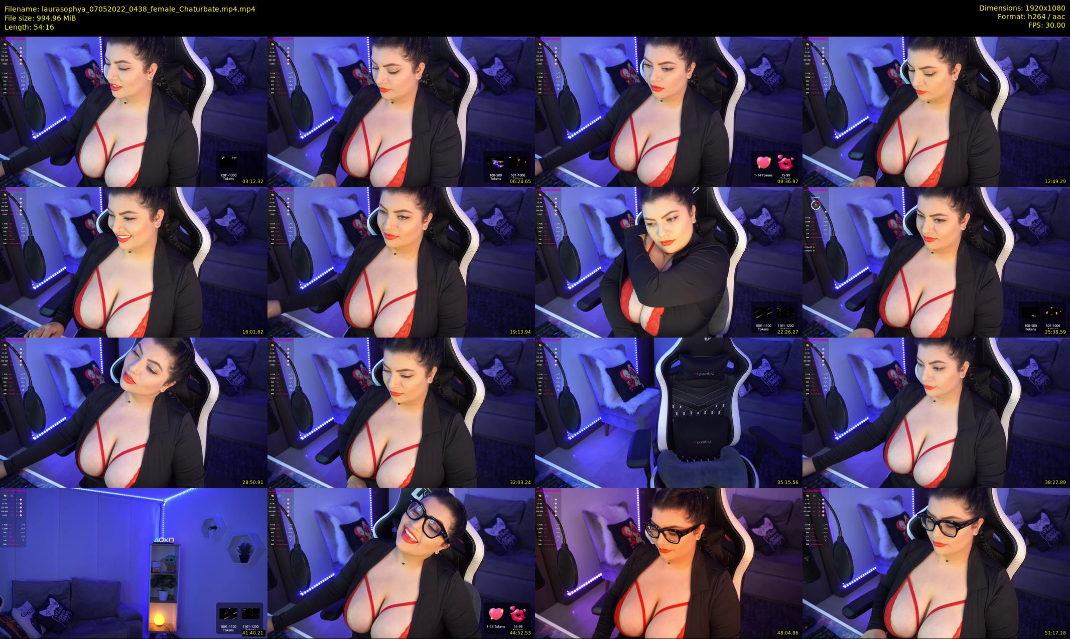 laurasophya — 55 minute Chaturbate female cam show recording, 1080p, May 7, 2022