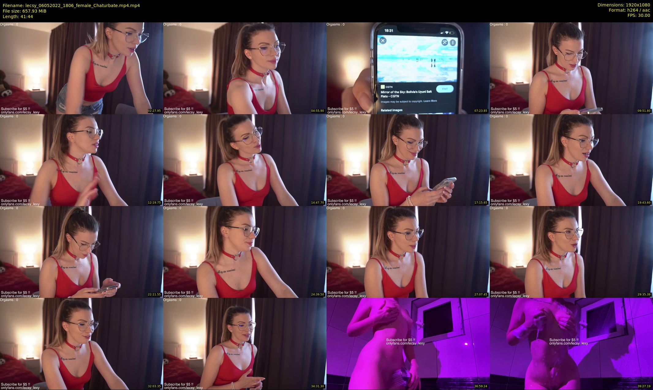 lecsy — 42 minute Chaturbate female cam show recording, 1080p, May 6, 2022
