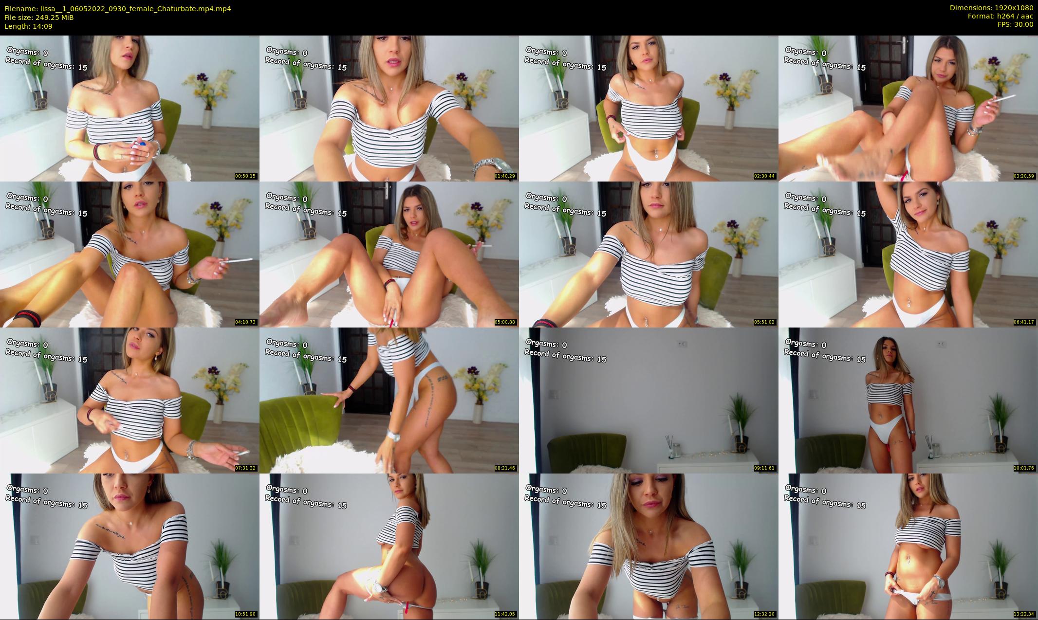 lissa__1 — 15 minute Chaturbate female cam show recording, 1080p, May 6, 2022