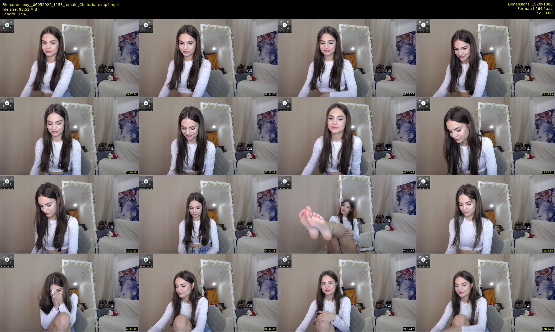 loxy_ — 8 minute Chaturbate female cam show recording, 1080p, May 6, 2022