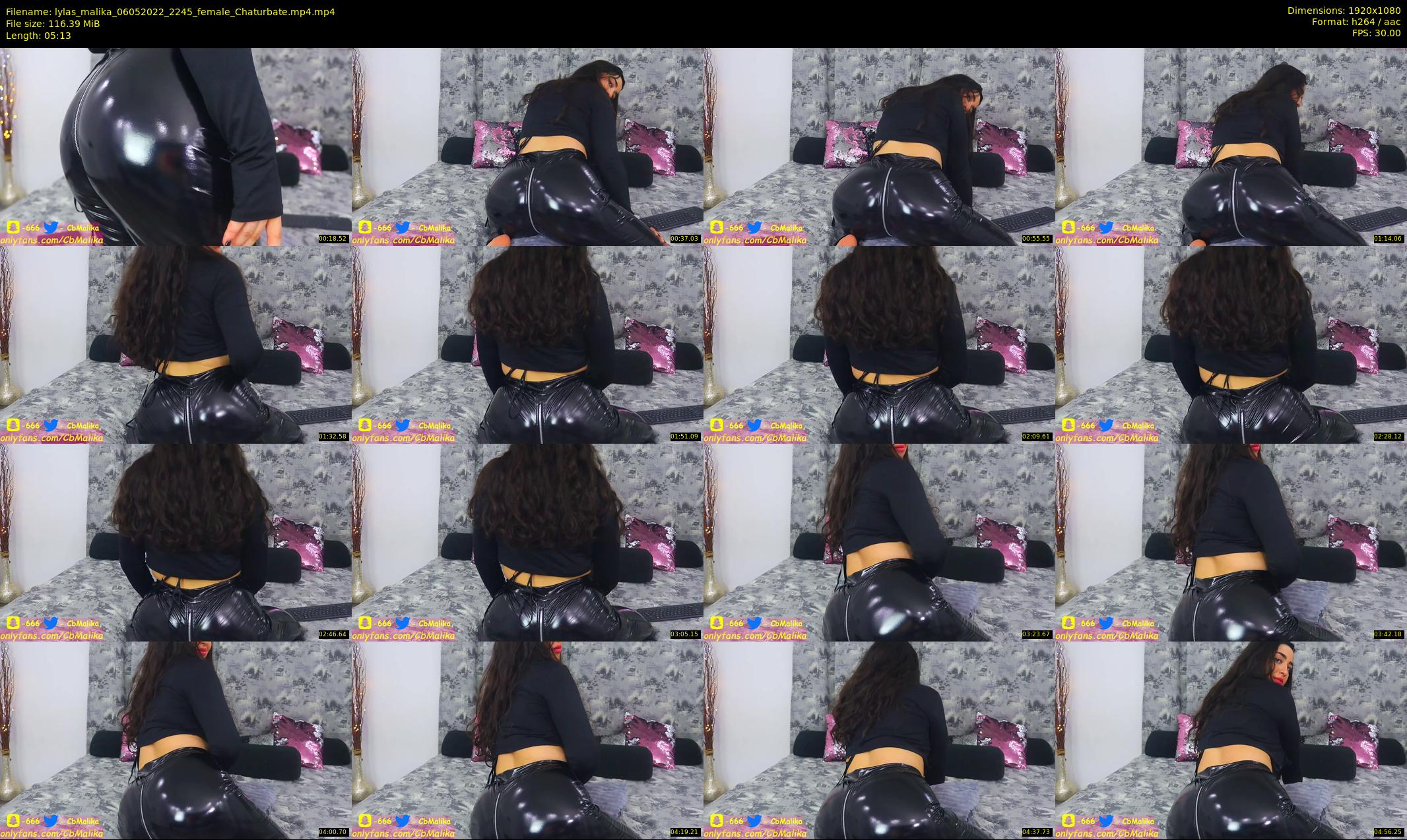 lylas_malika — 6 minute Chaturbate female cam show recording, 1080p, May 6, 2022