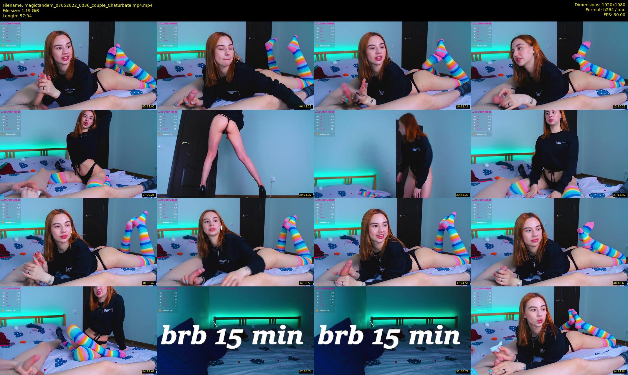 magictandem — 58 minute Chaturbate couple cam show recording, 1080p, May 7, 2022