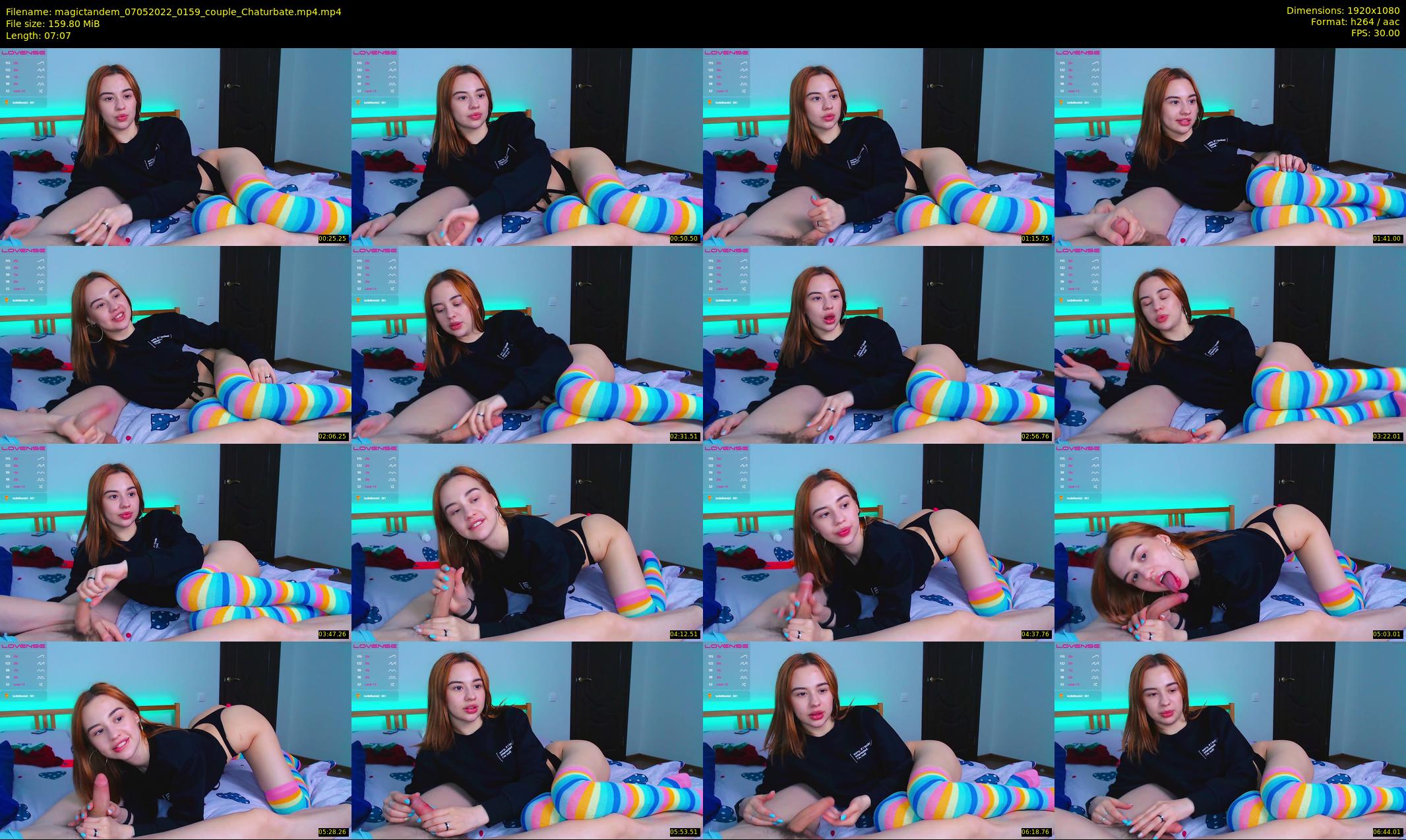 magictandem — 8 minute Chaturbate couple cam show recording, 1080p, May 7, 2022