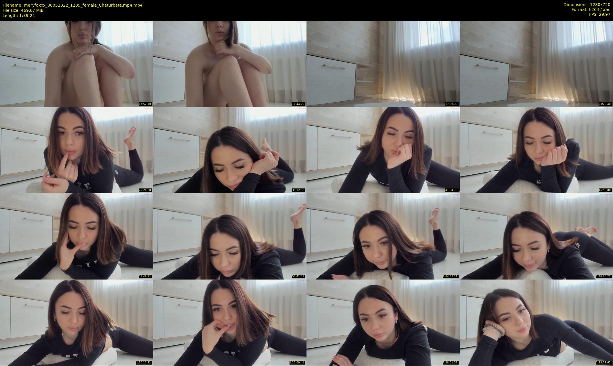 meryfoxxx — 100 minute Chaturbate female cam show recording, 720p, May 6, 2022