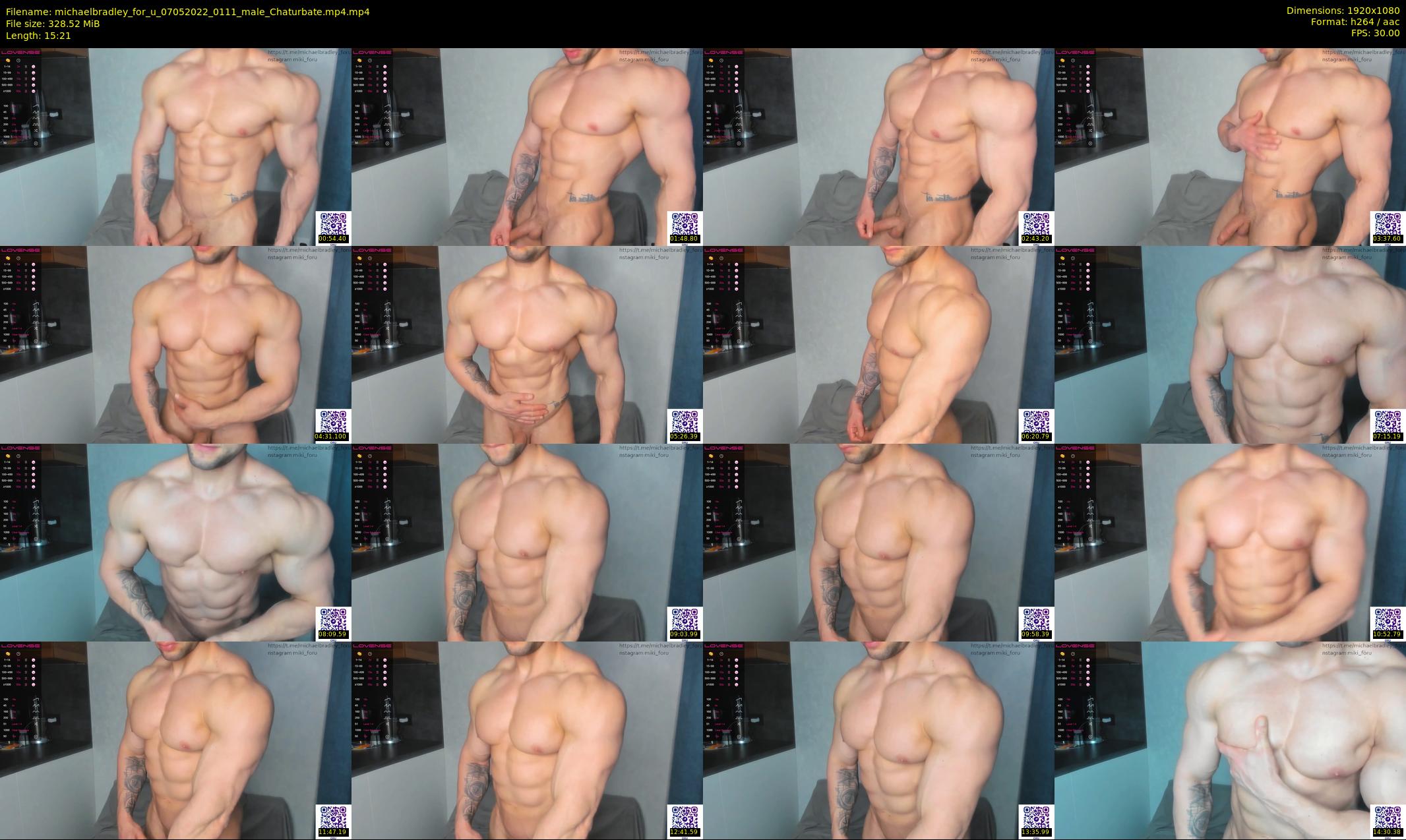 michaelbradley_for_u — 16 minute Chaturbate male cam show recording, 1080p, May 7, 2022